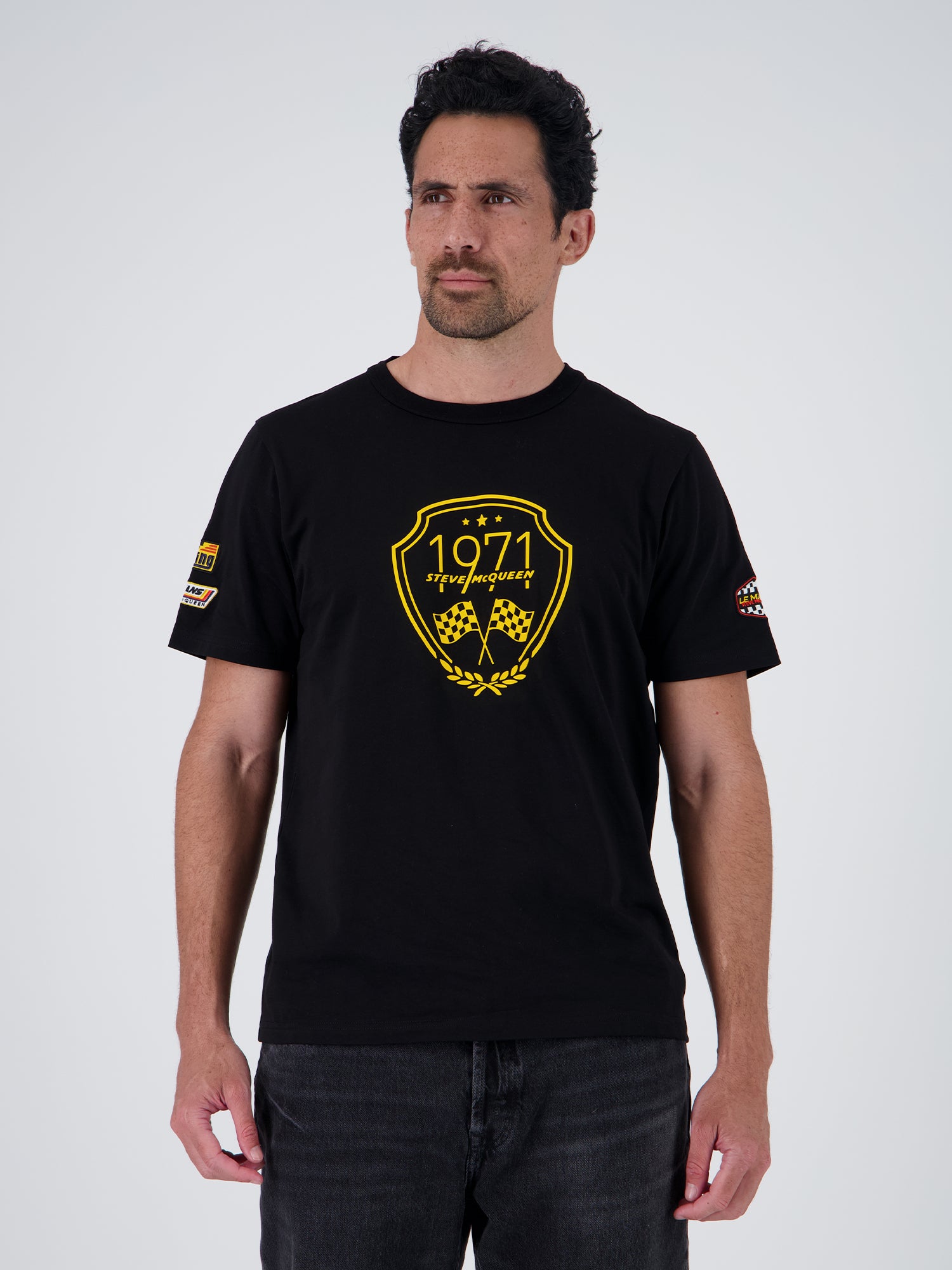 READY SET TEE - BLACK