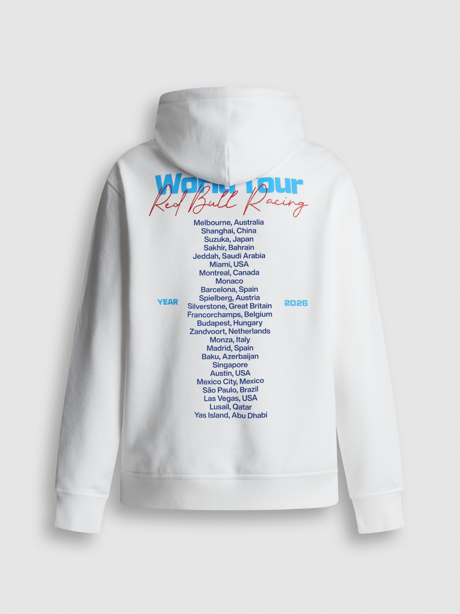 HOODIE WORLD TOUR - WHITE