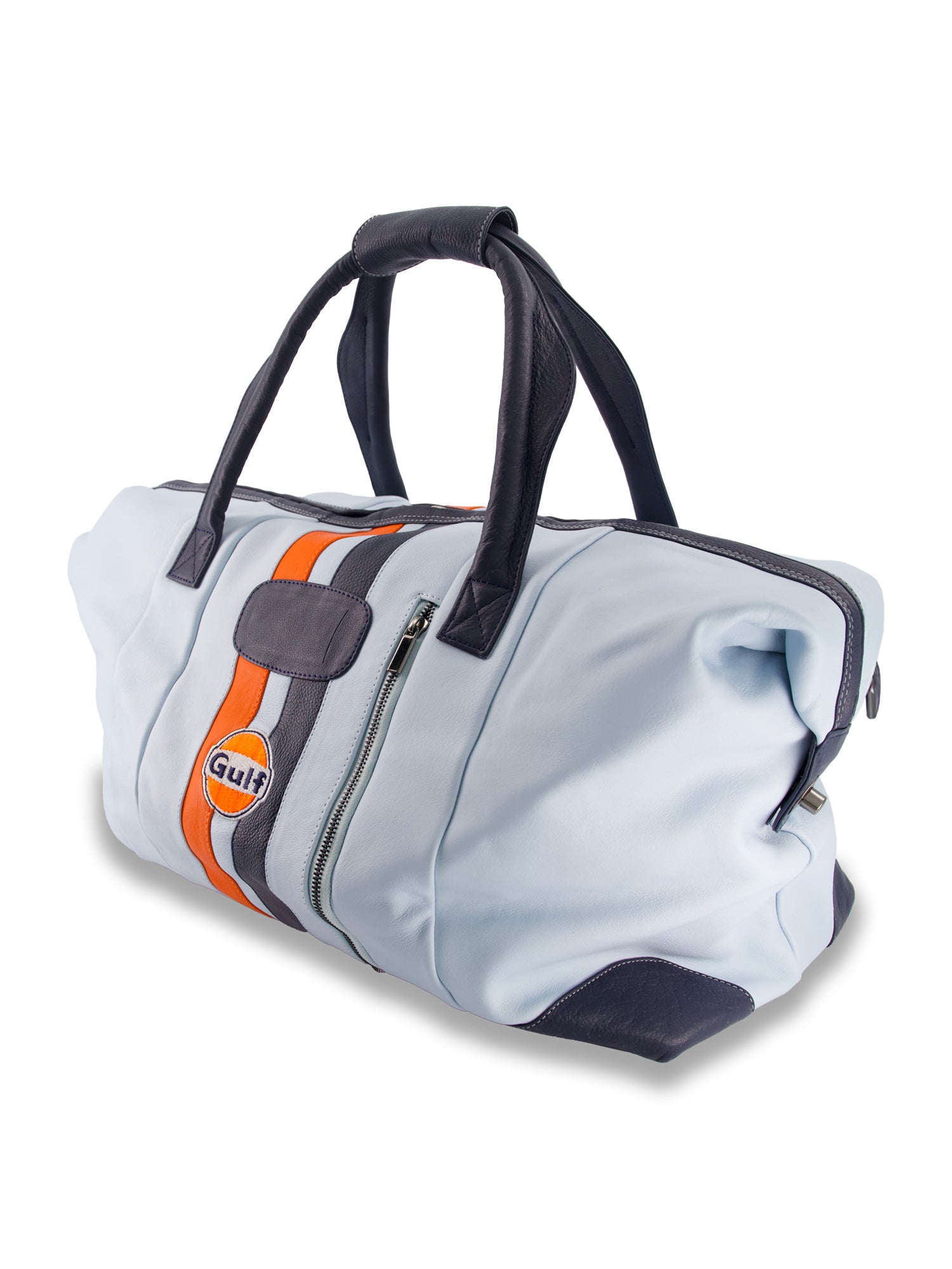 SAC VOYAGE CUIR - LIGHT BLUE