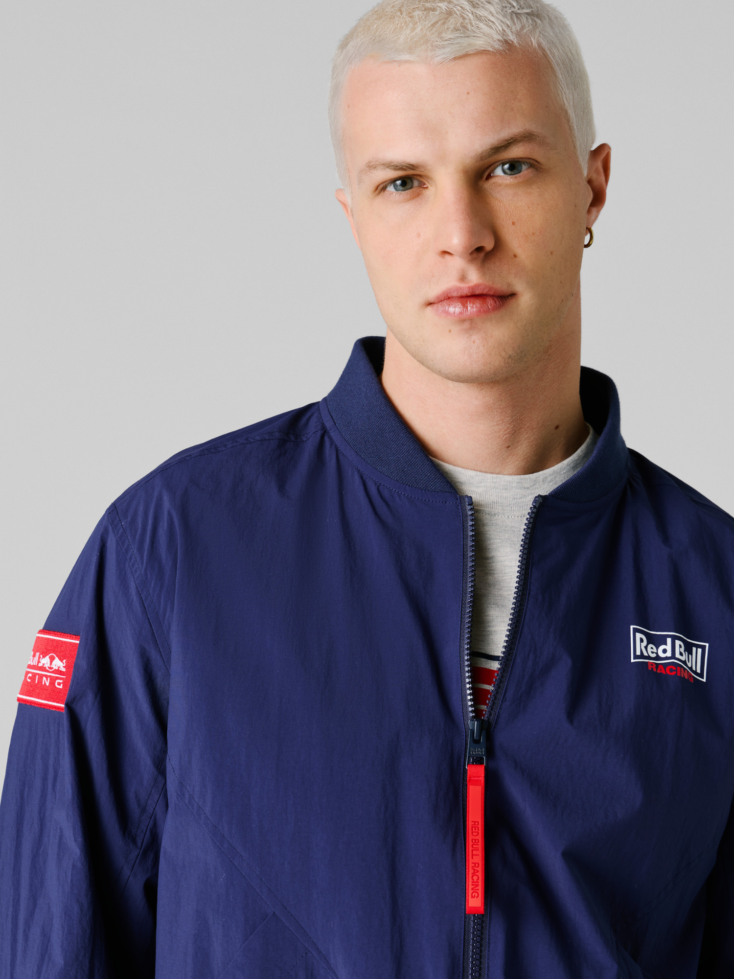 NYLON BOMBER - NAVY