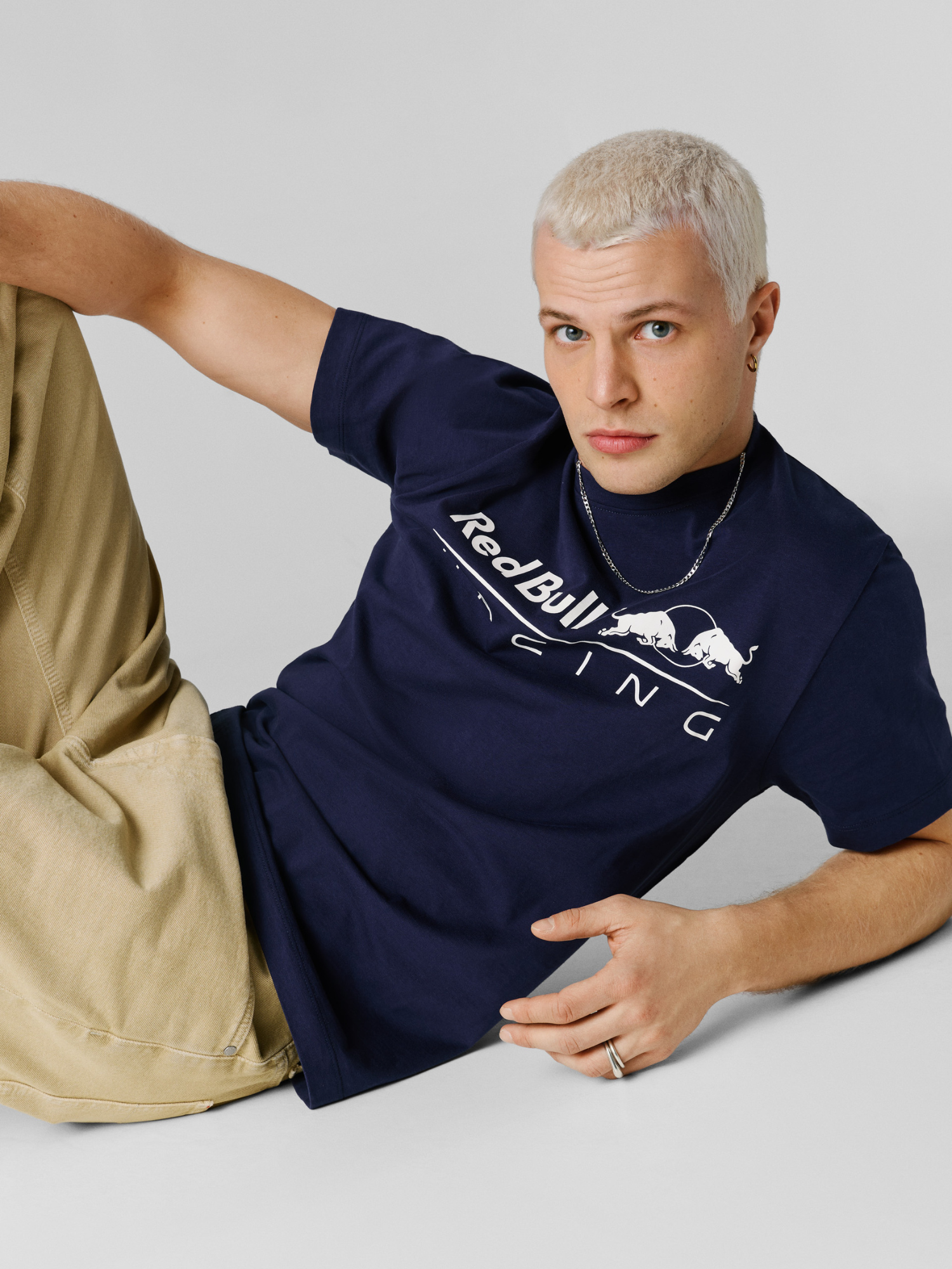 T-SHIRT TEAM LOGO - NAVY