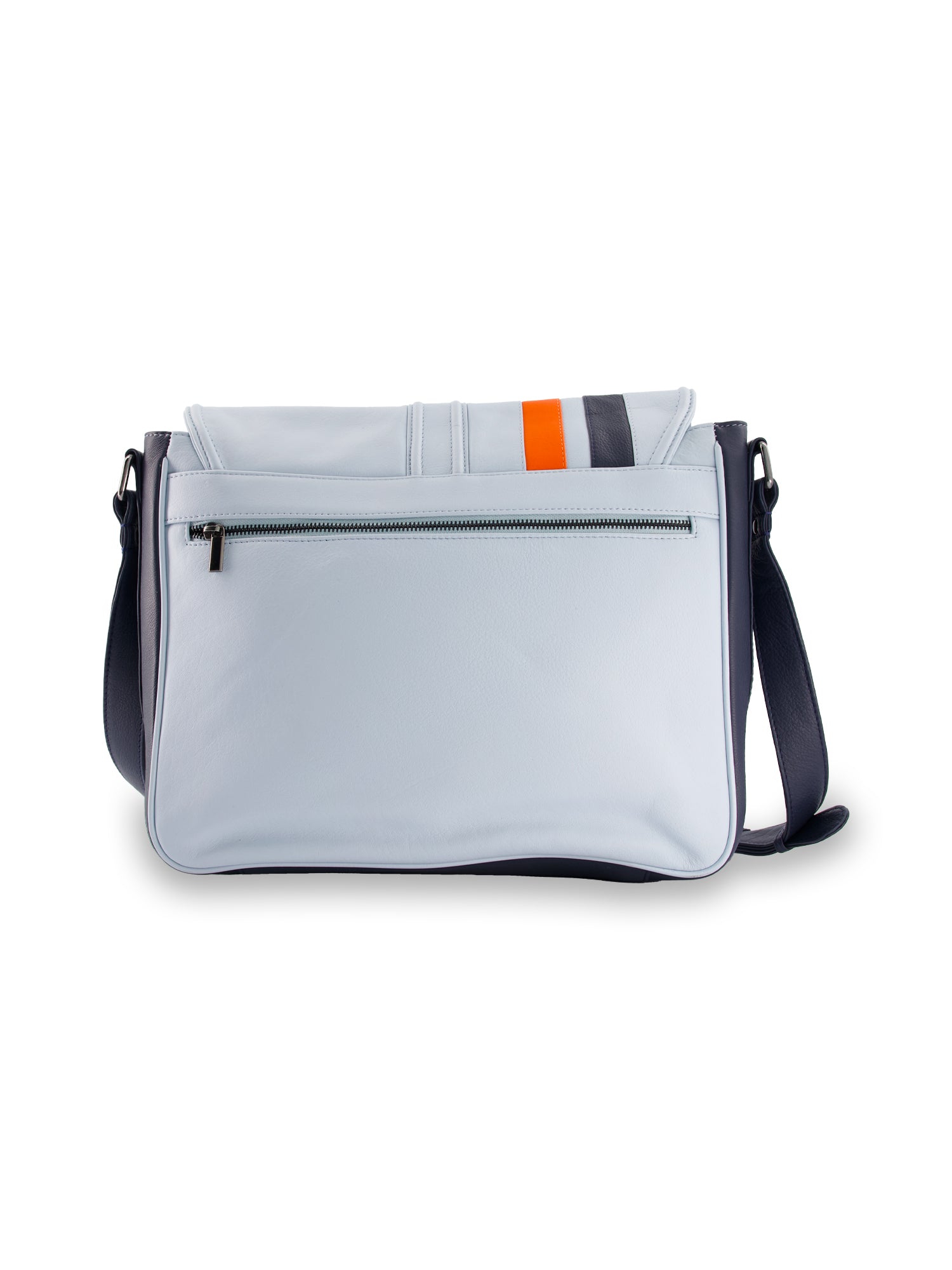 SAC BESACE CUIR SILVERSTONE - LIGHT BLUE