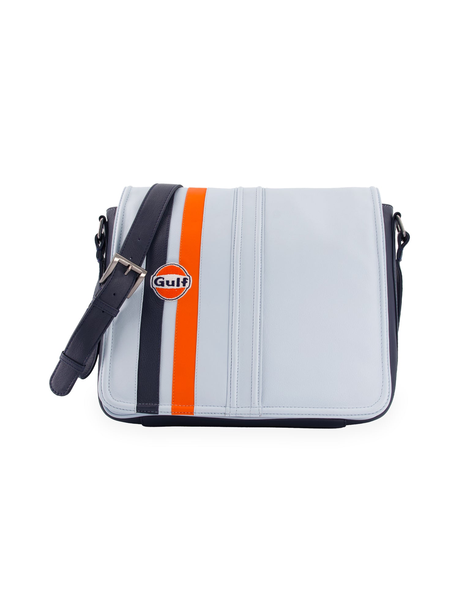 SAC BESACE CUIR SILVERSTONE - LIGHT BLUE