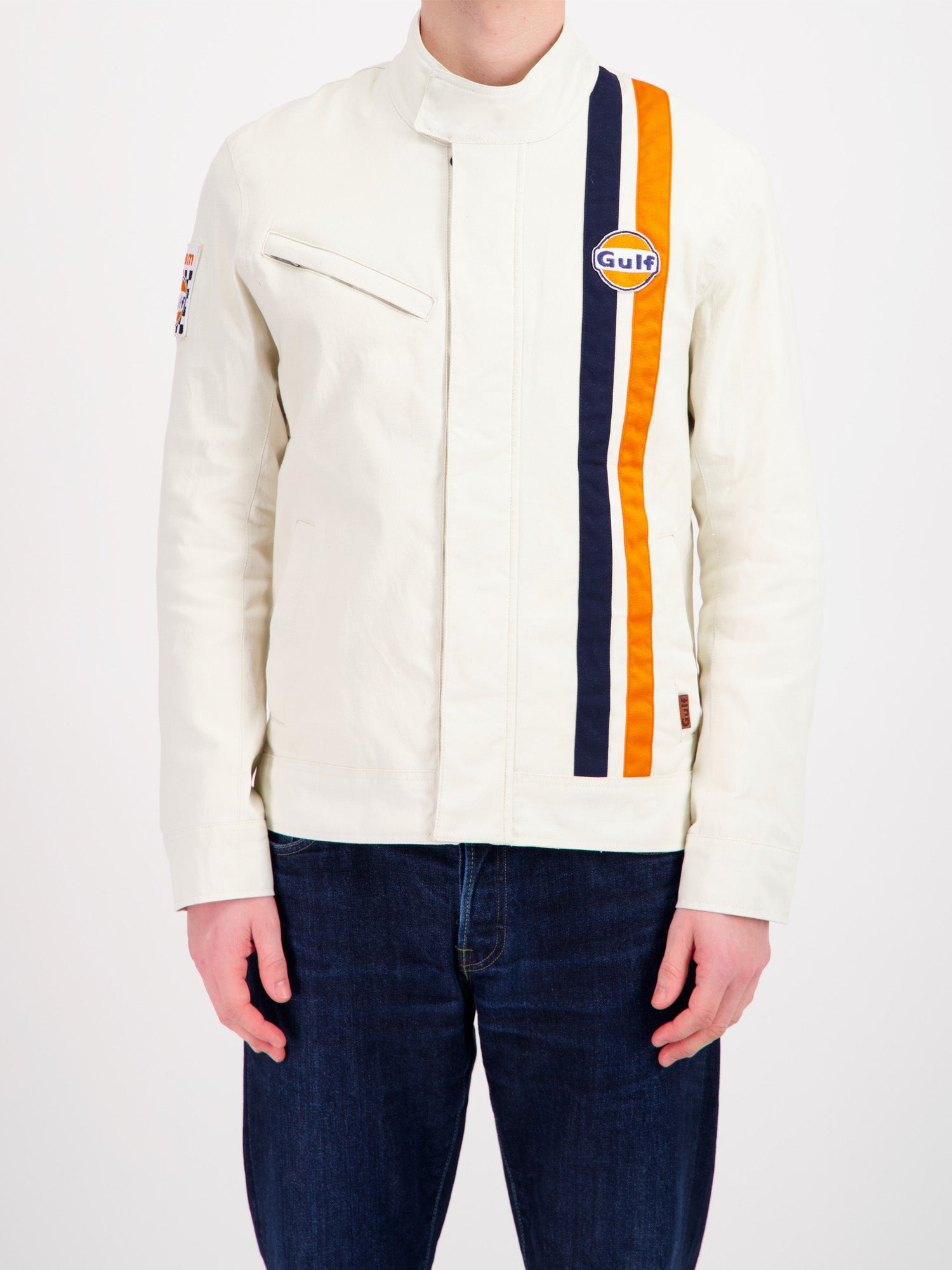 VESTE RACING TIMELESS HISTORY - cream white