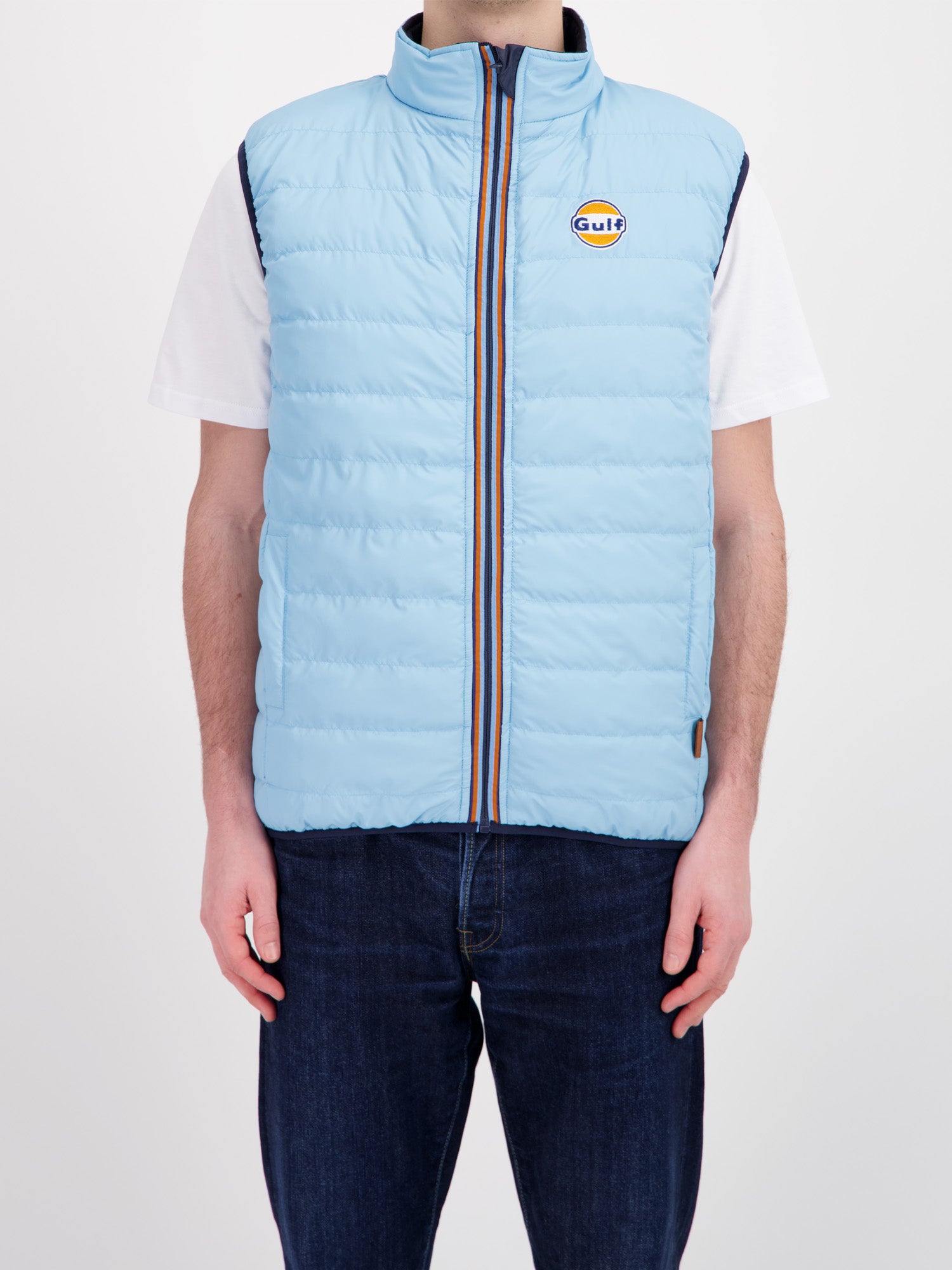 BODYWARMER REVERSO - NAVY BLUE / LIGHT BLUE