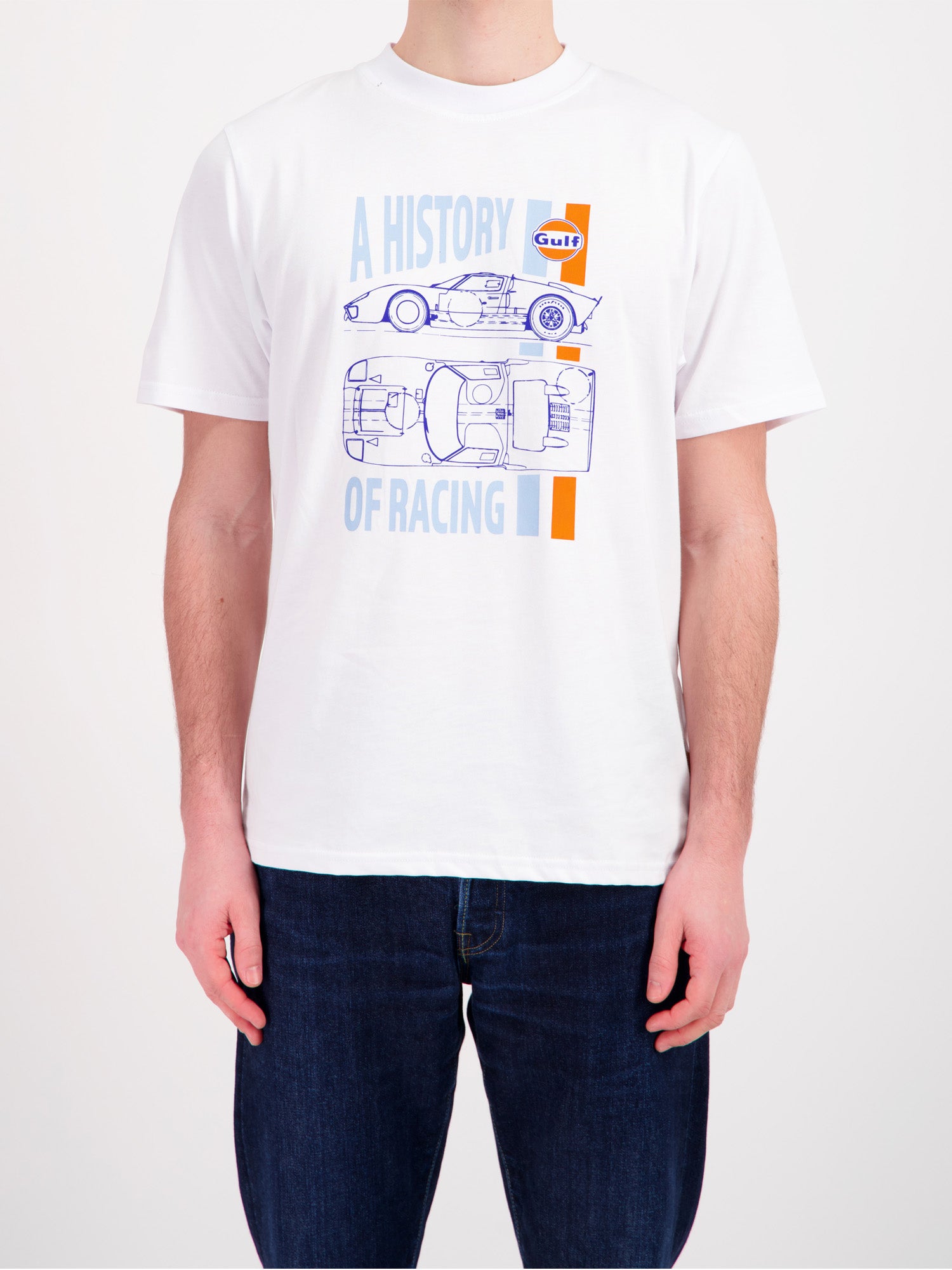 T-SHIRT RACING HISTORY - optical white