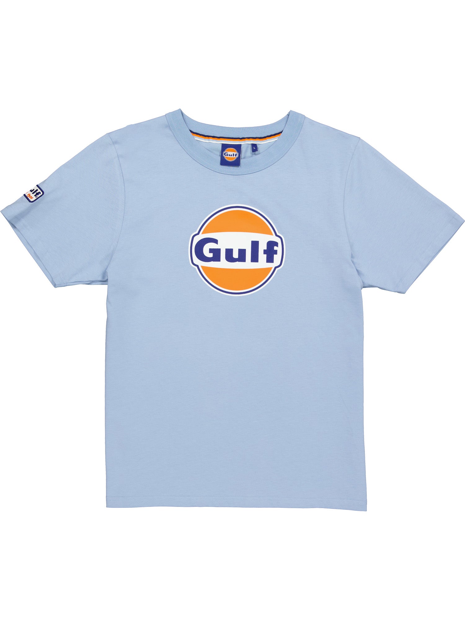 T-SHIRT GULF LOGO - LIGHT BLUE