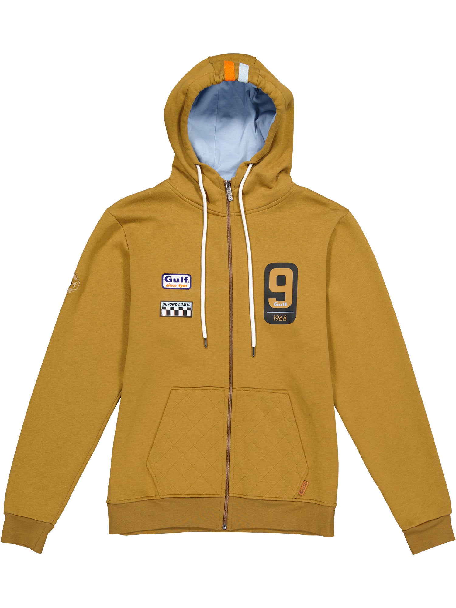 HOODIE FULL ZIP BIG 9 - CARAMEL