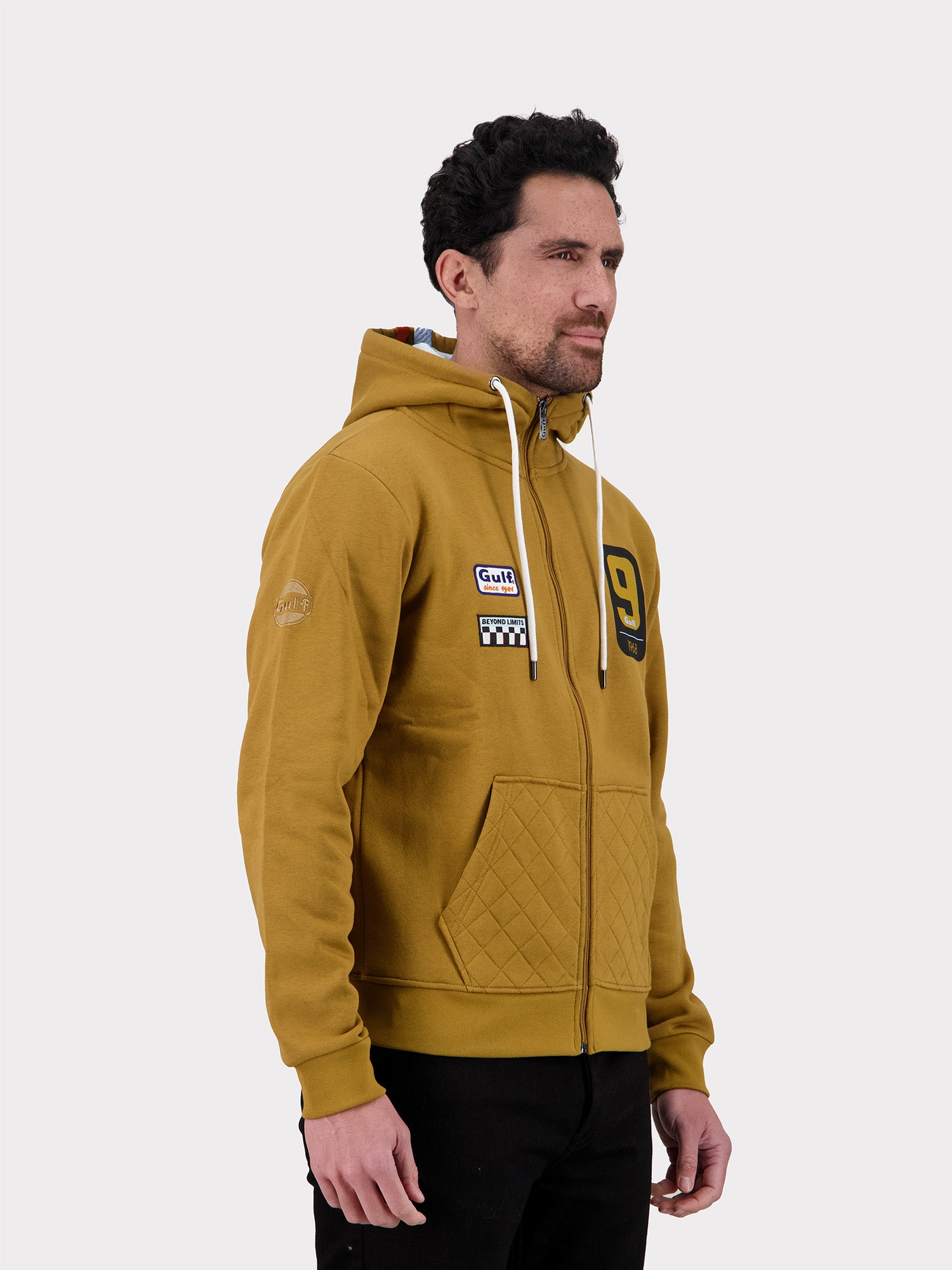 HOODIE FULL ZIP BIG 9 - CARAMEL