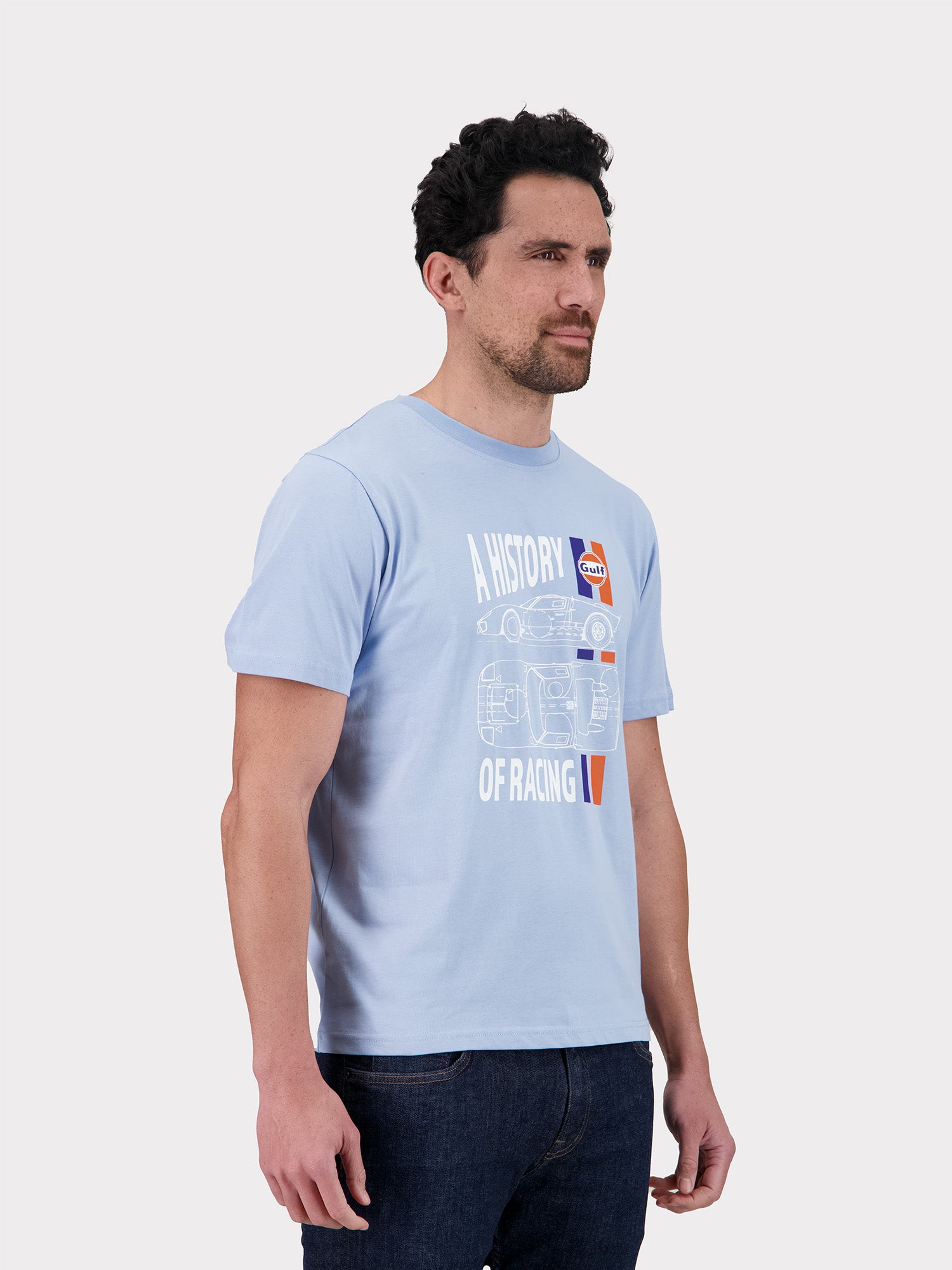 T-SHIRT RACING HISTORY - LIGHT BLUE