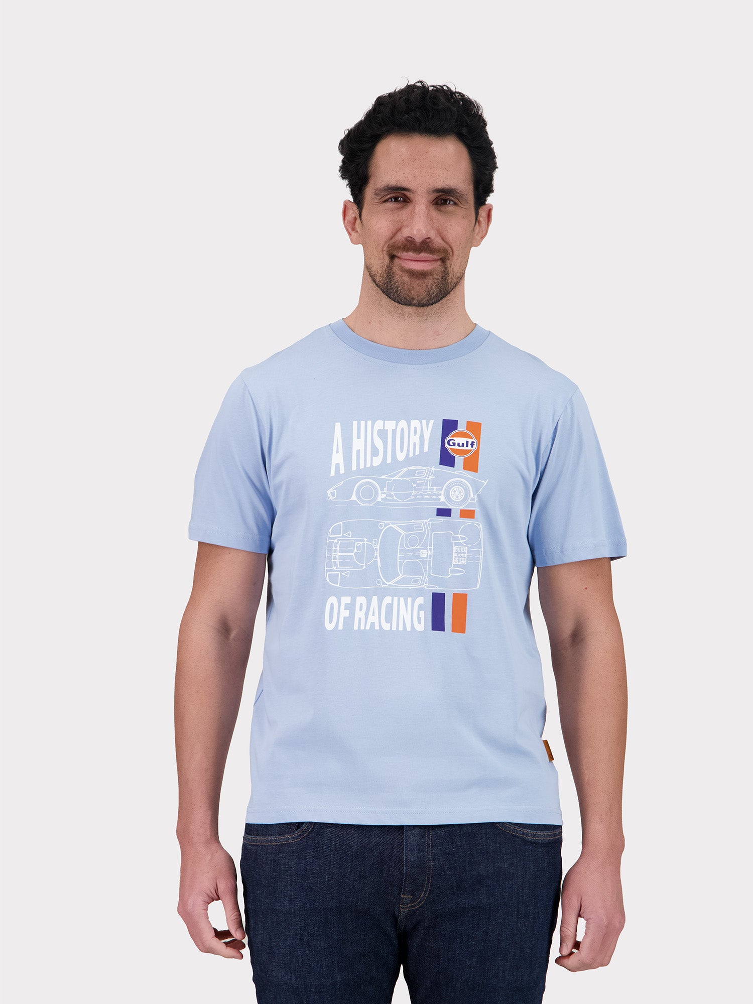 T-SHIRT RACING HISTORY - LIGHT BLUE