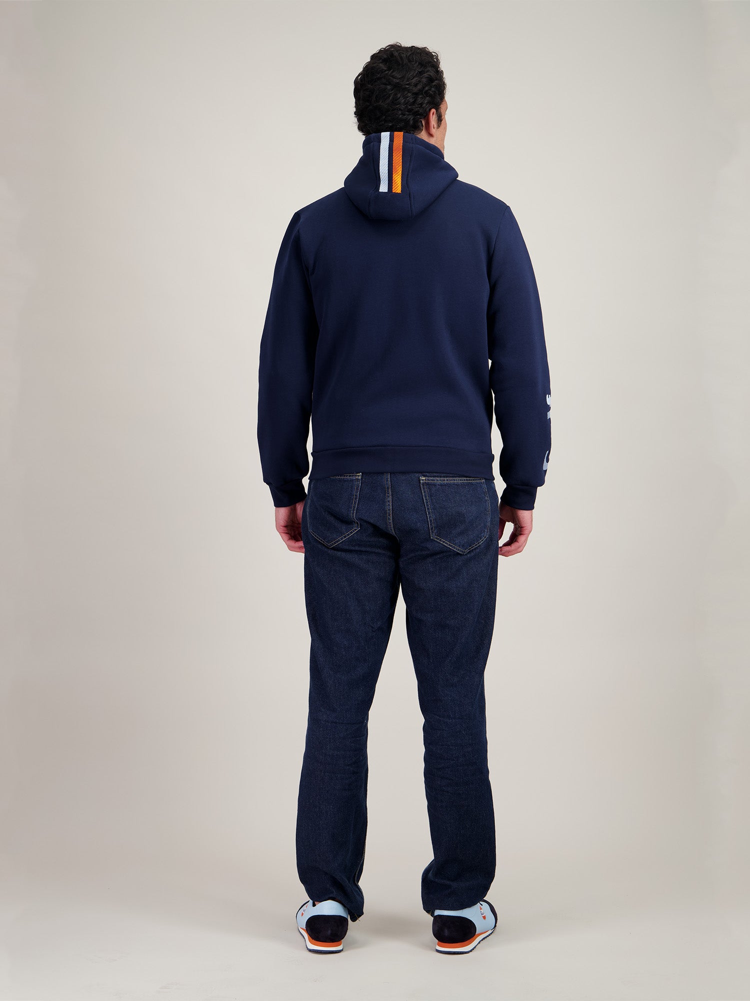HOODIE FULL ZIP N°6 - NAVY