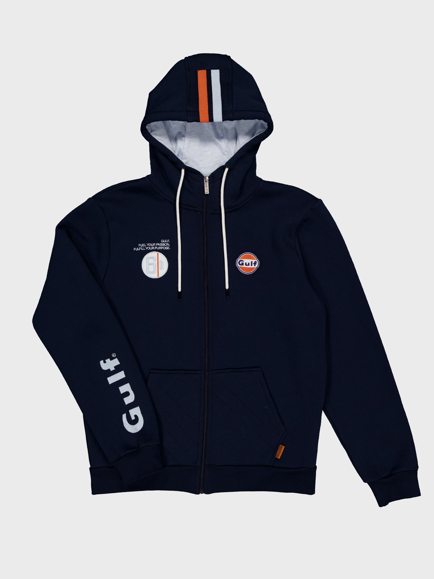 HOODIE FULL ZIP N°6 - NAVY