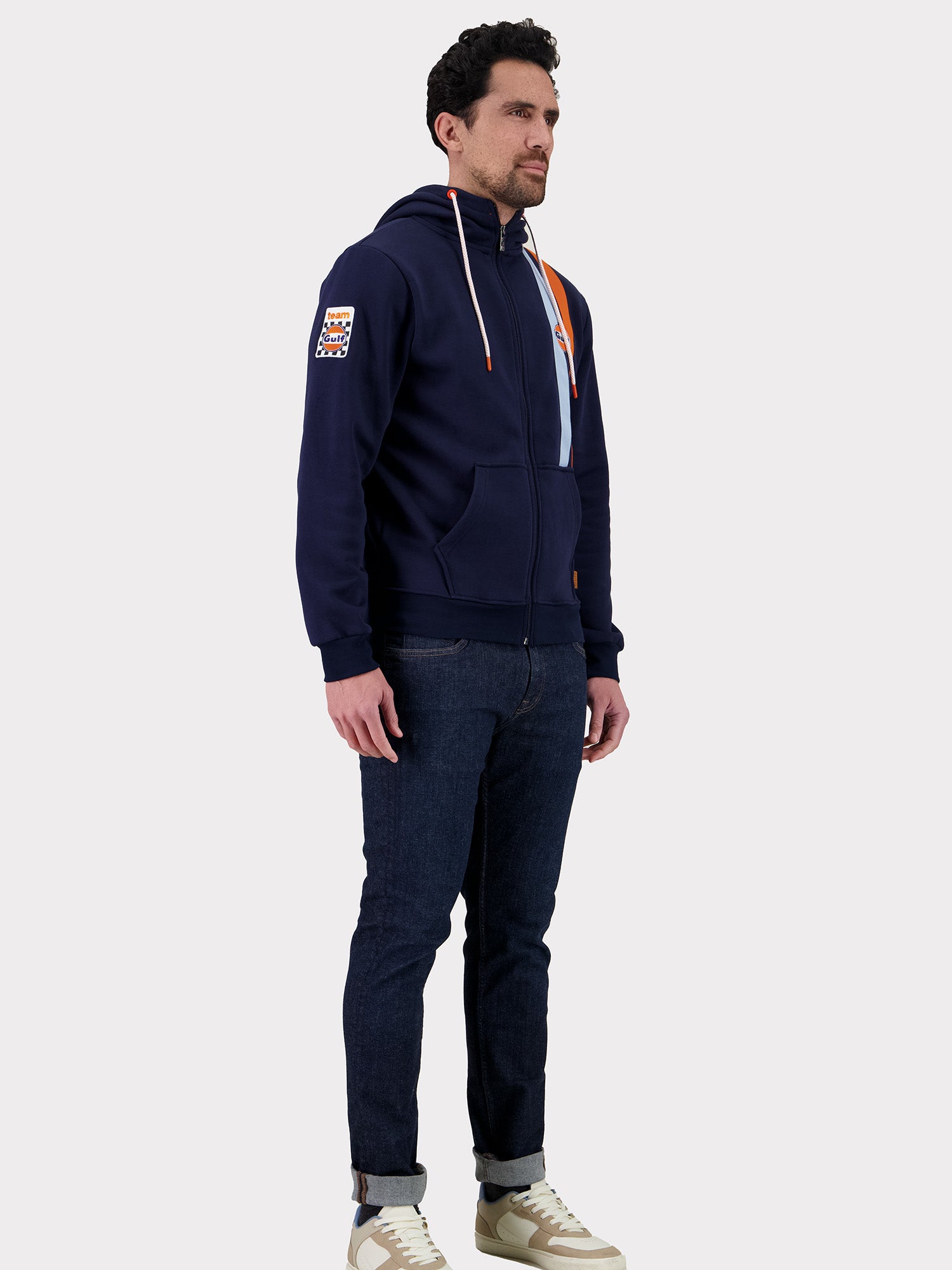 HOODIE ZIP TIMELESS - NAVY