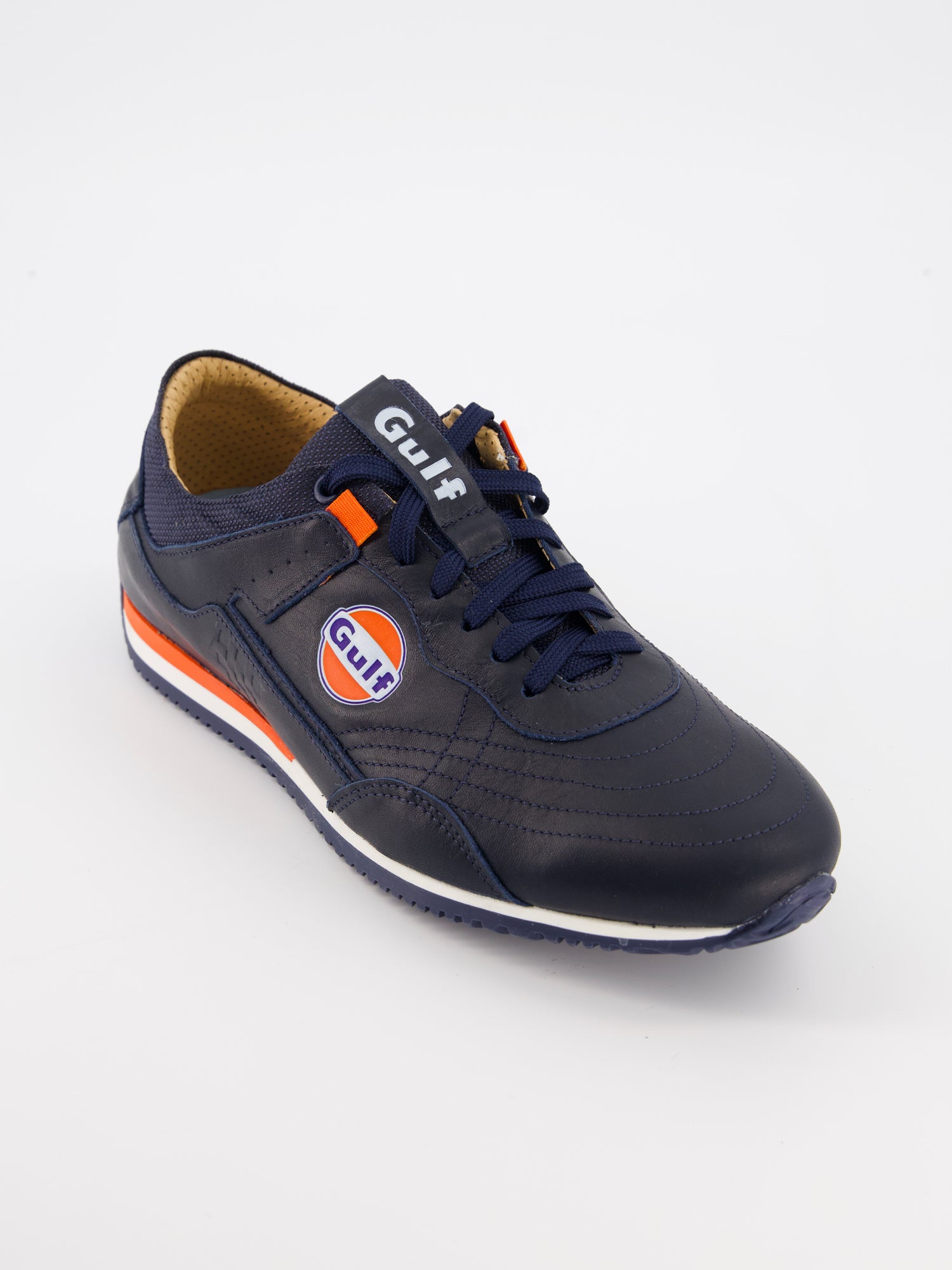 GULF RACY LEATHER  - NAVY