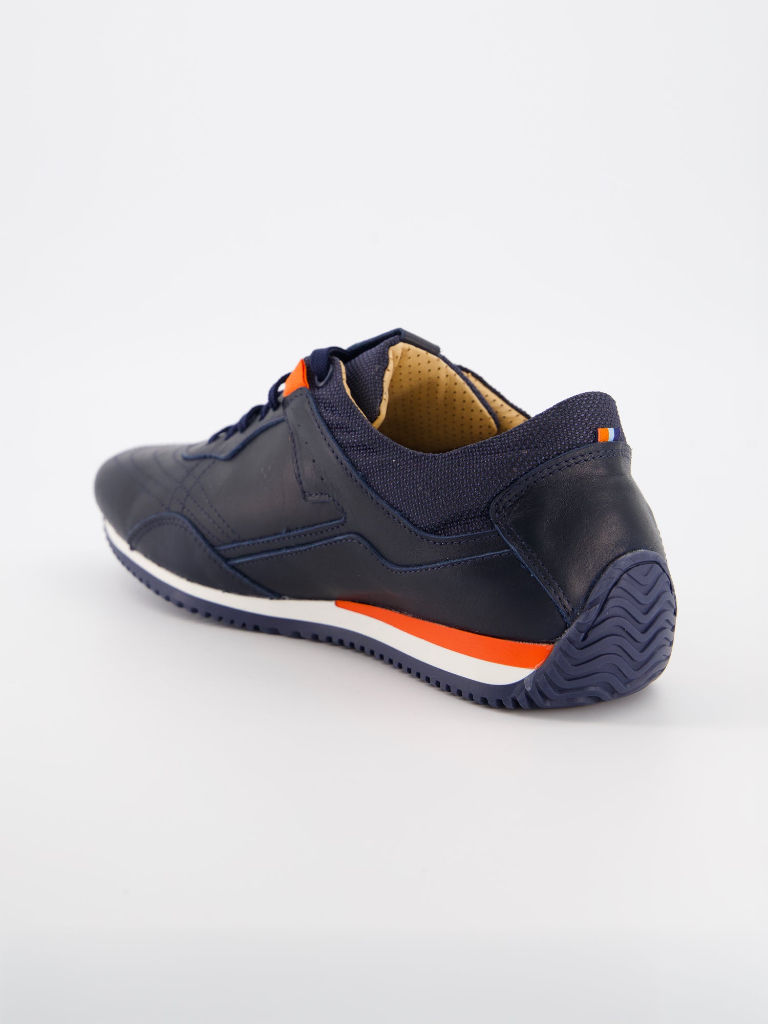 GULF RACY LEATHER  - NAVY