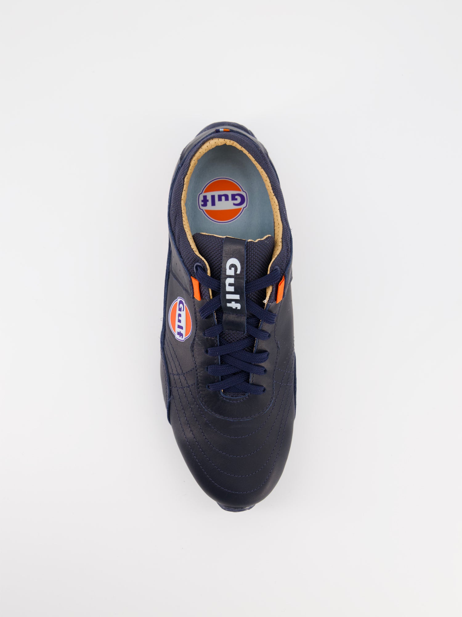 GULF RACY LEATHER  - NAVY