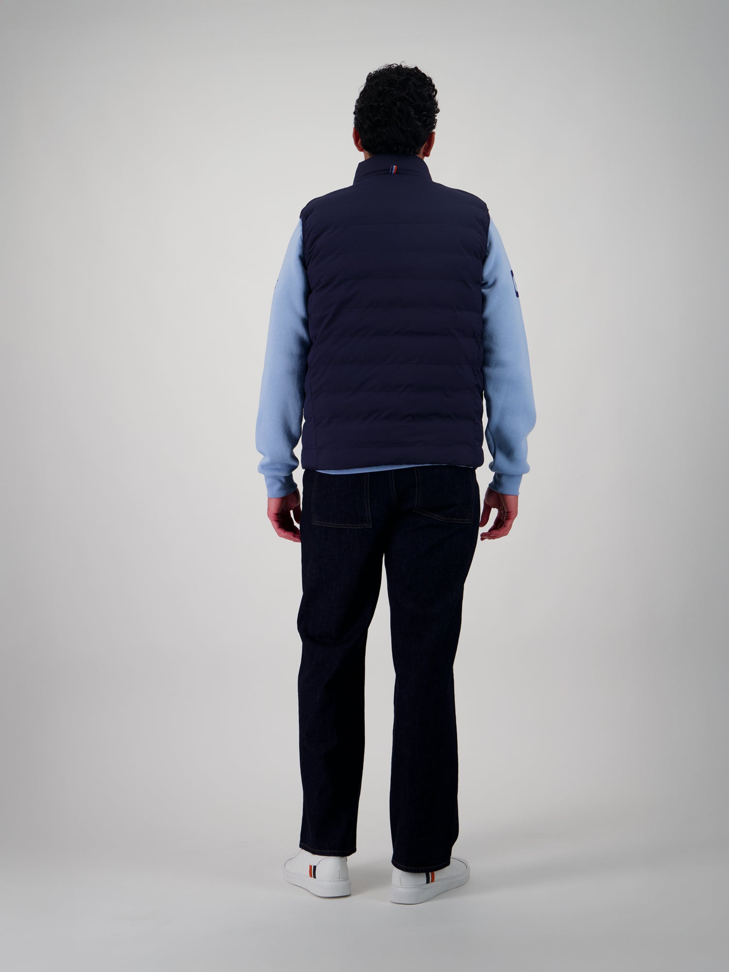 NEW BODYWARMER REVERSO - navy light blue