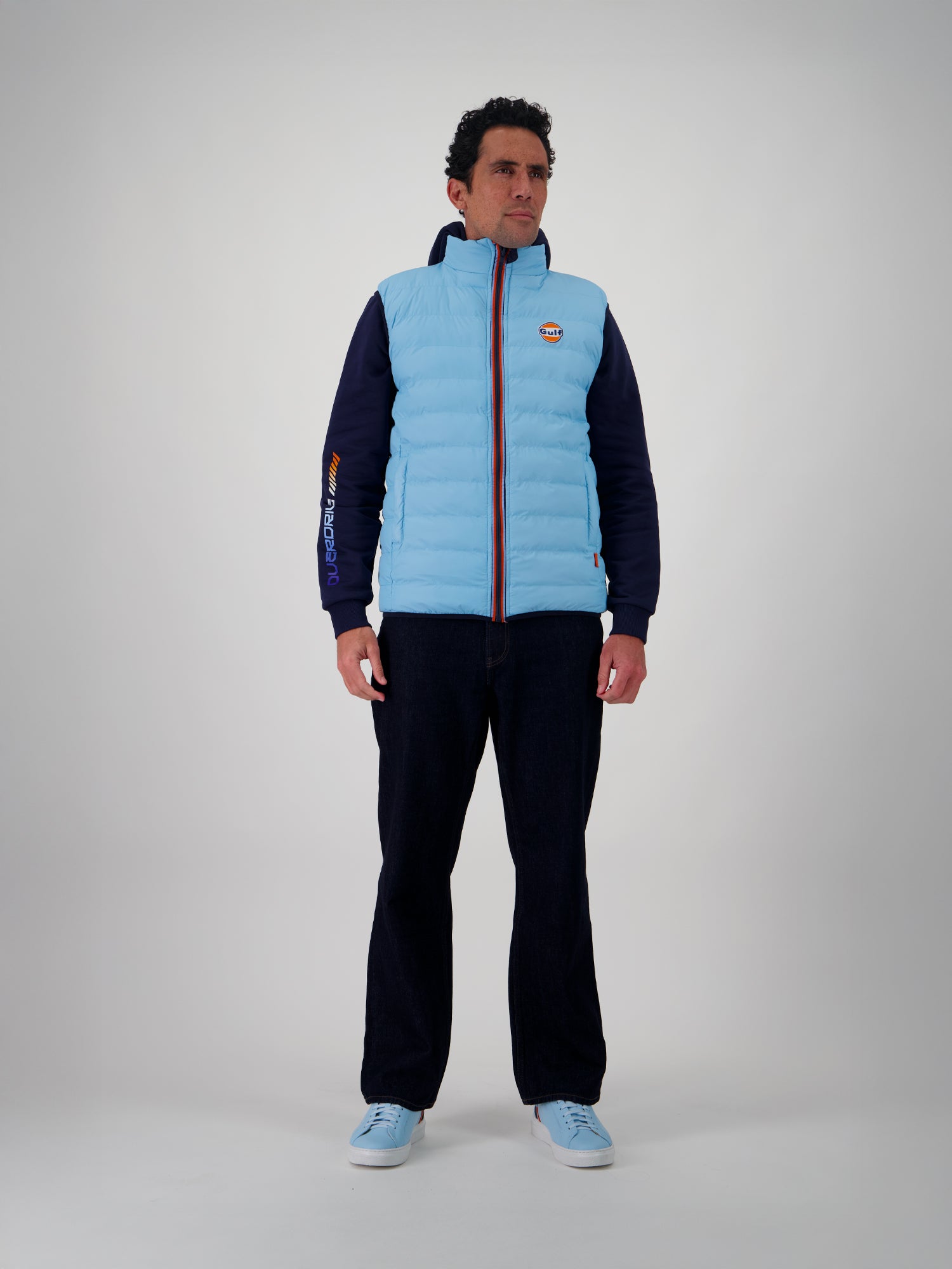 NEW BODYWARMER REVERSO - navy light blue