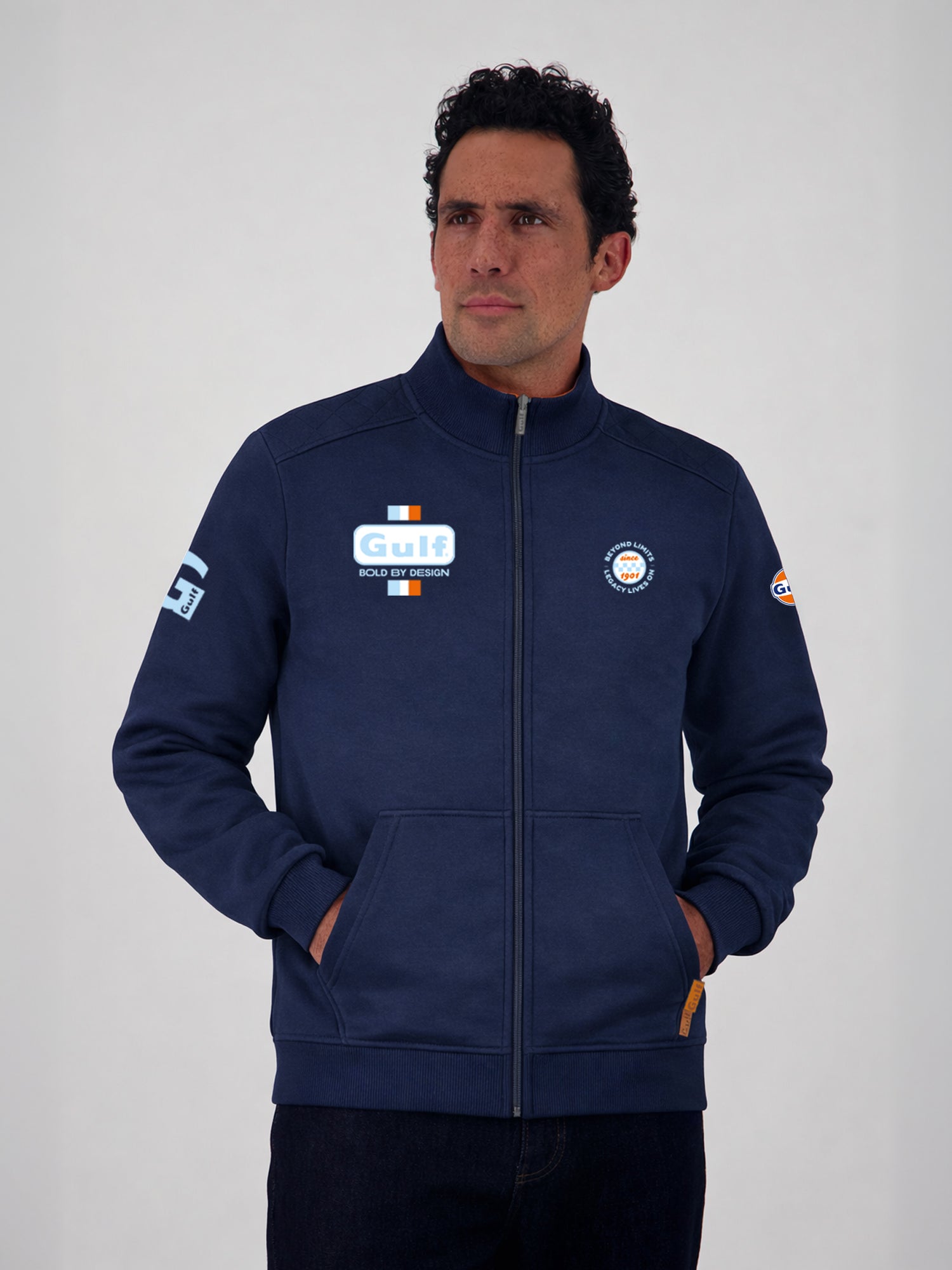 TRACK JACKET BOLD CLASSICS - NAVY