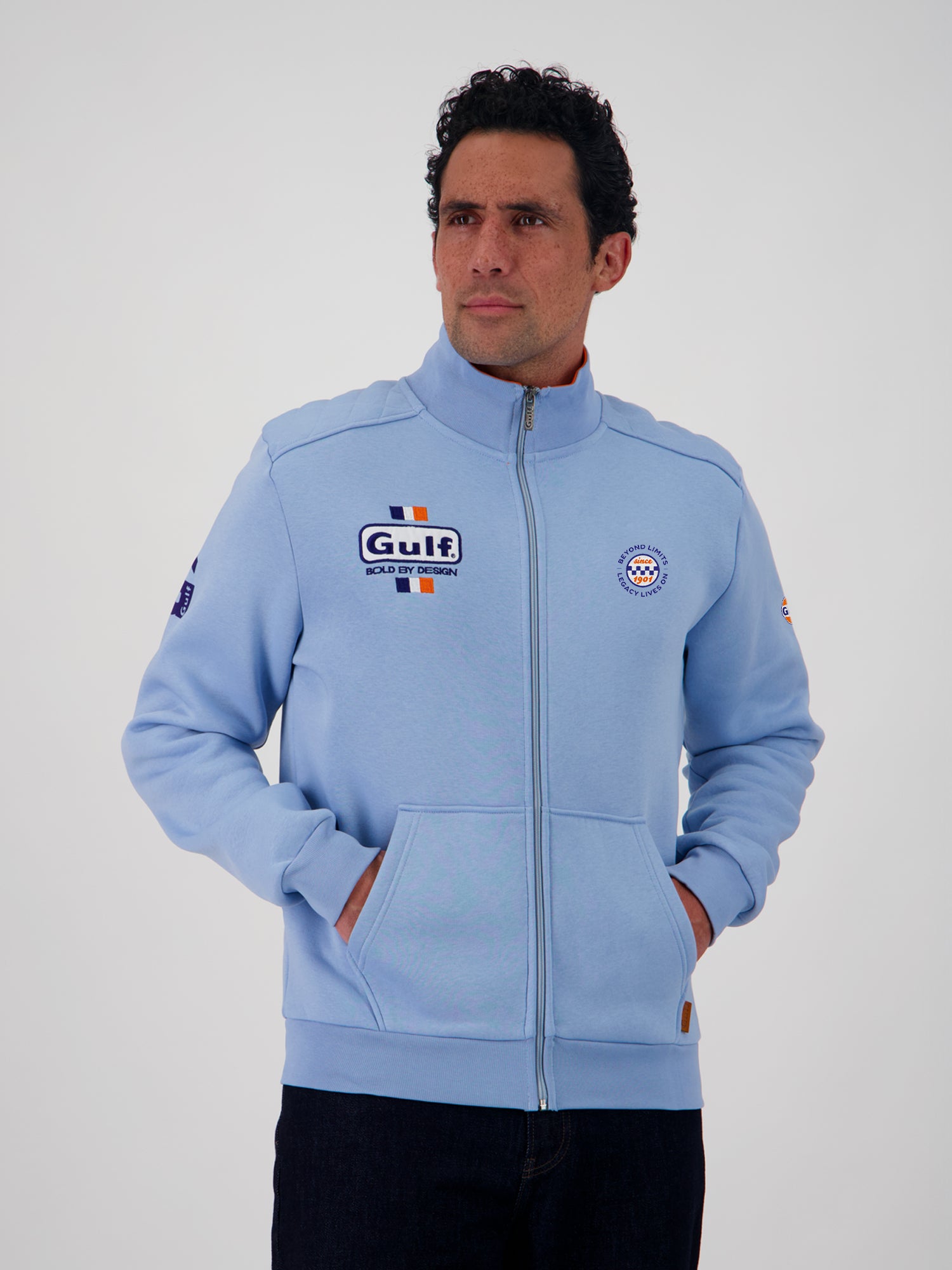 TRACK JACKET BOLD CLASSICS - LIGHT BLUE
