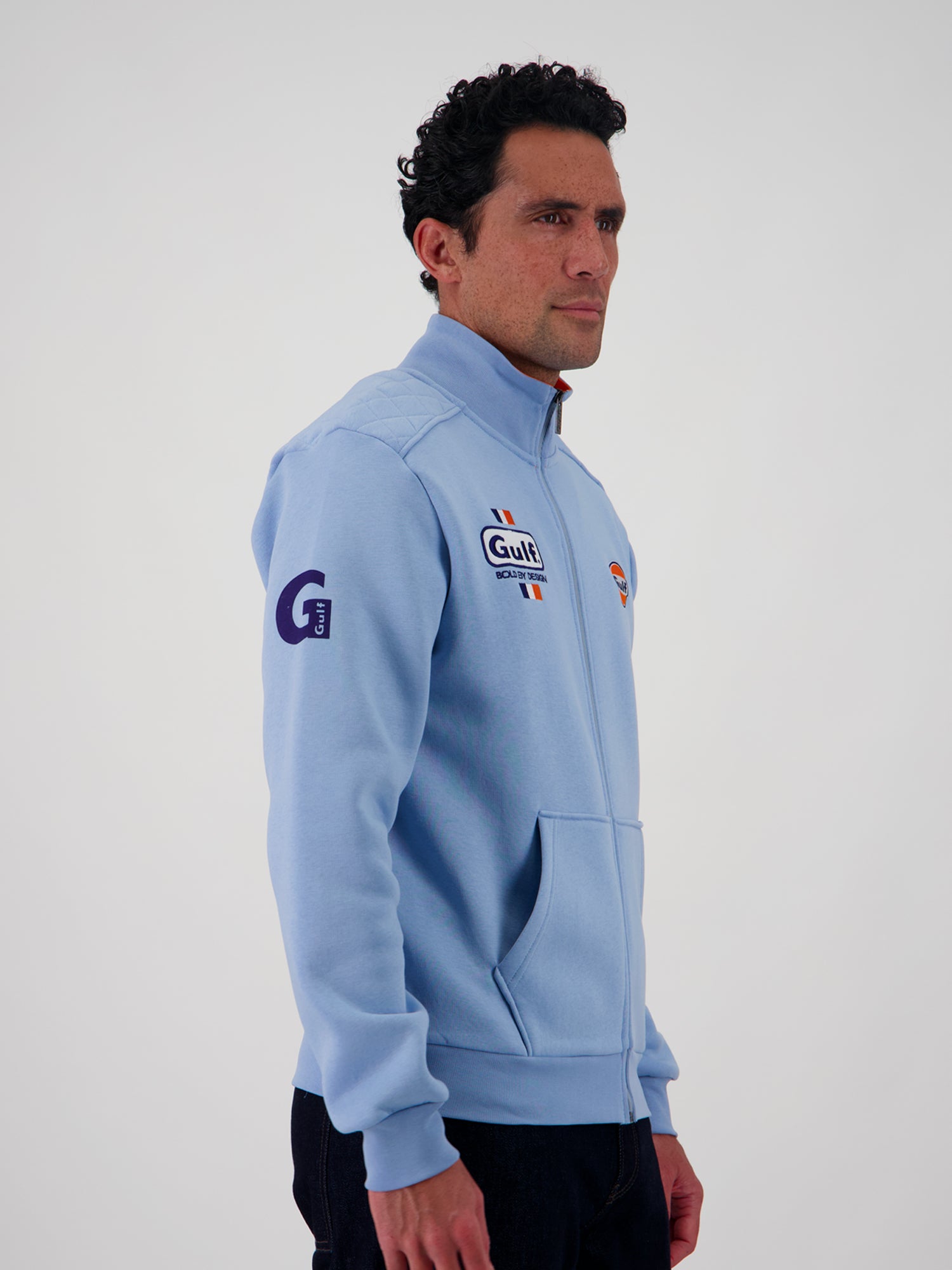 TRACK JACKET BOLD CLASSICS - LIGHT BLUE