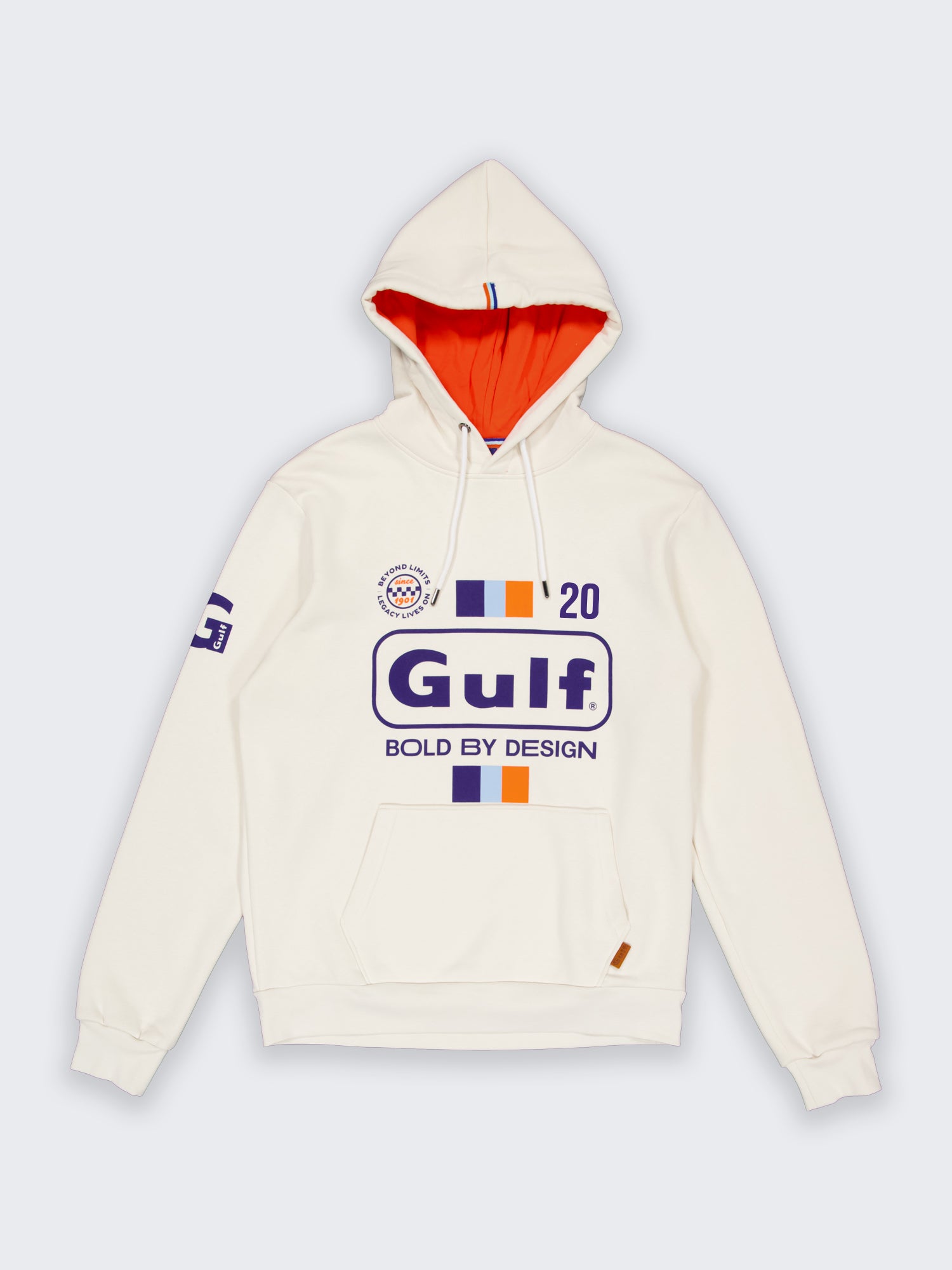 HOODIE POCKET BOLD CLASSICS - ECRU