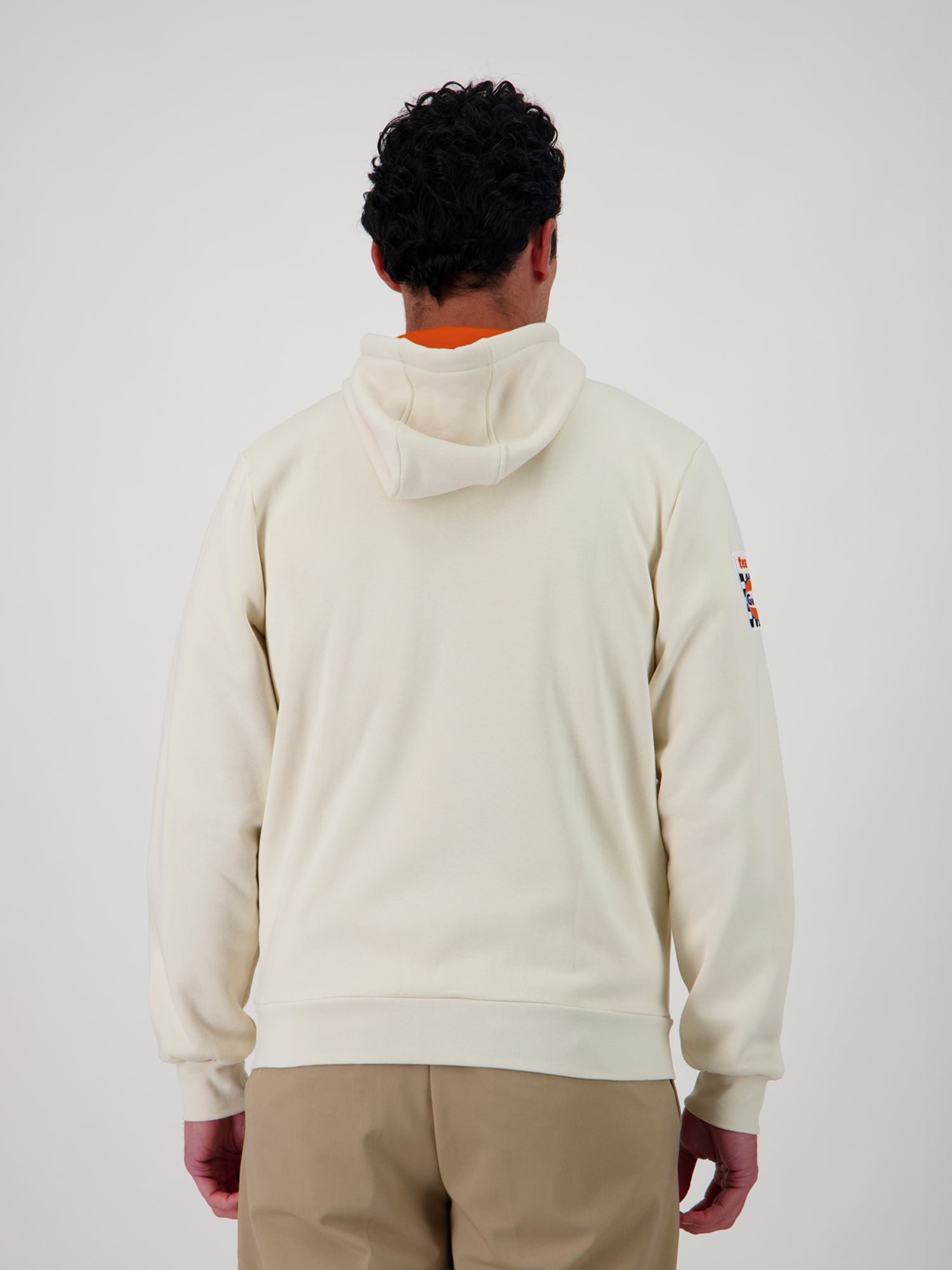 HOODIE FULL ZIP LEGEND - ECRU