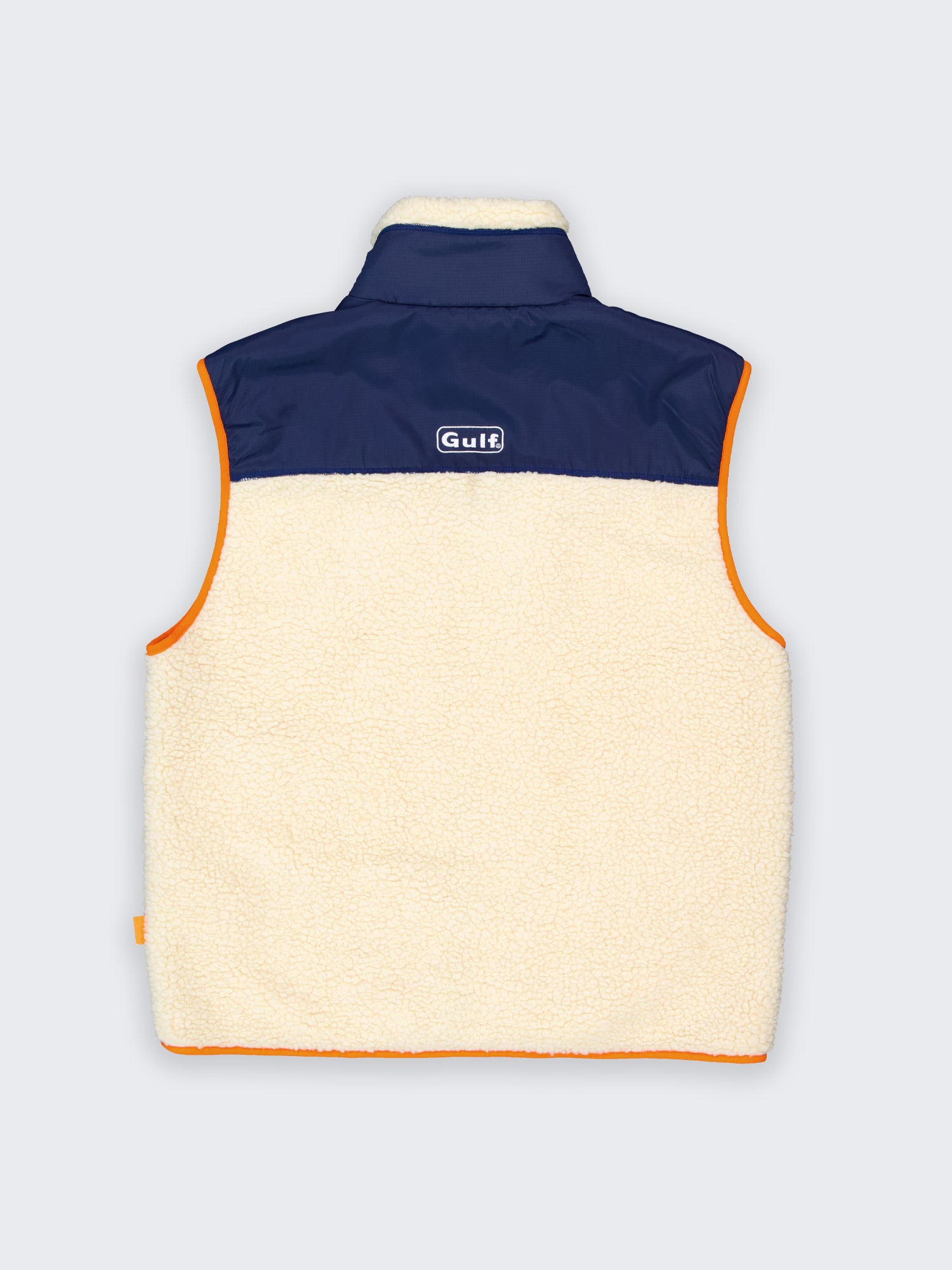 GILET SHERPA ECRU NAVY