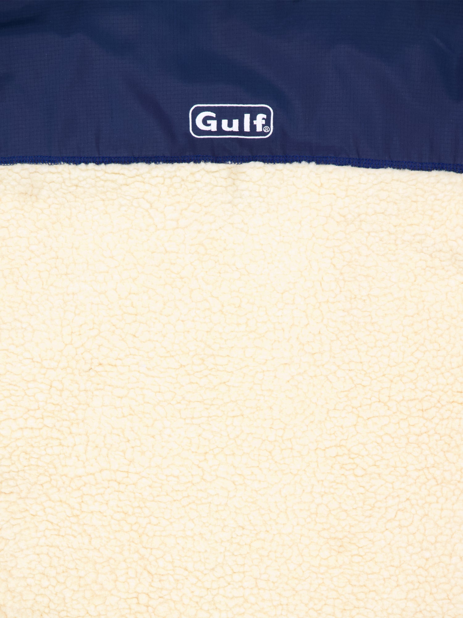 GILET SHERPA ECRU NAVY