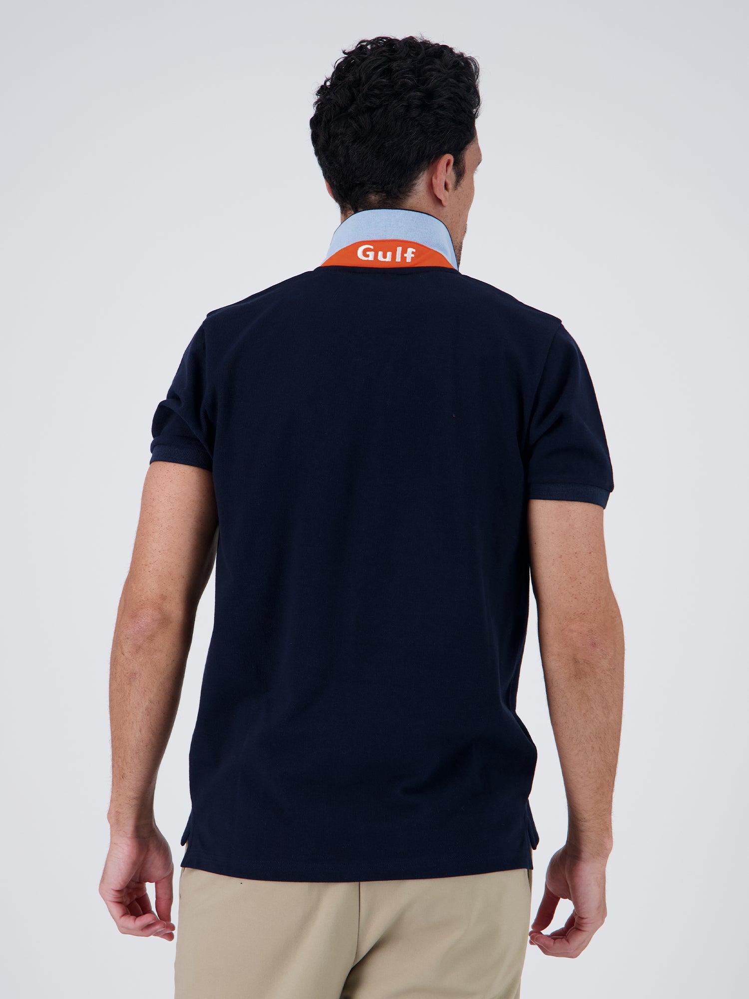PREMIUM SHORT-SLEEVED POLO SHIRT - navy