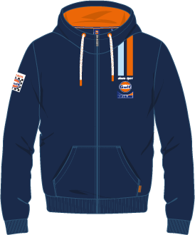 HOODIE ZIP LEGEND - navy