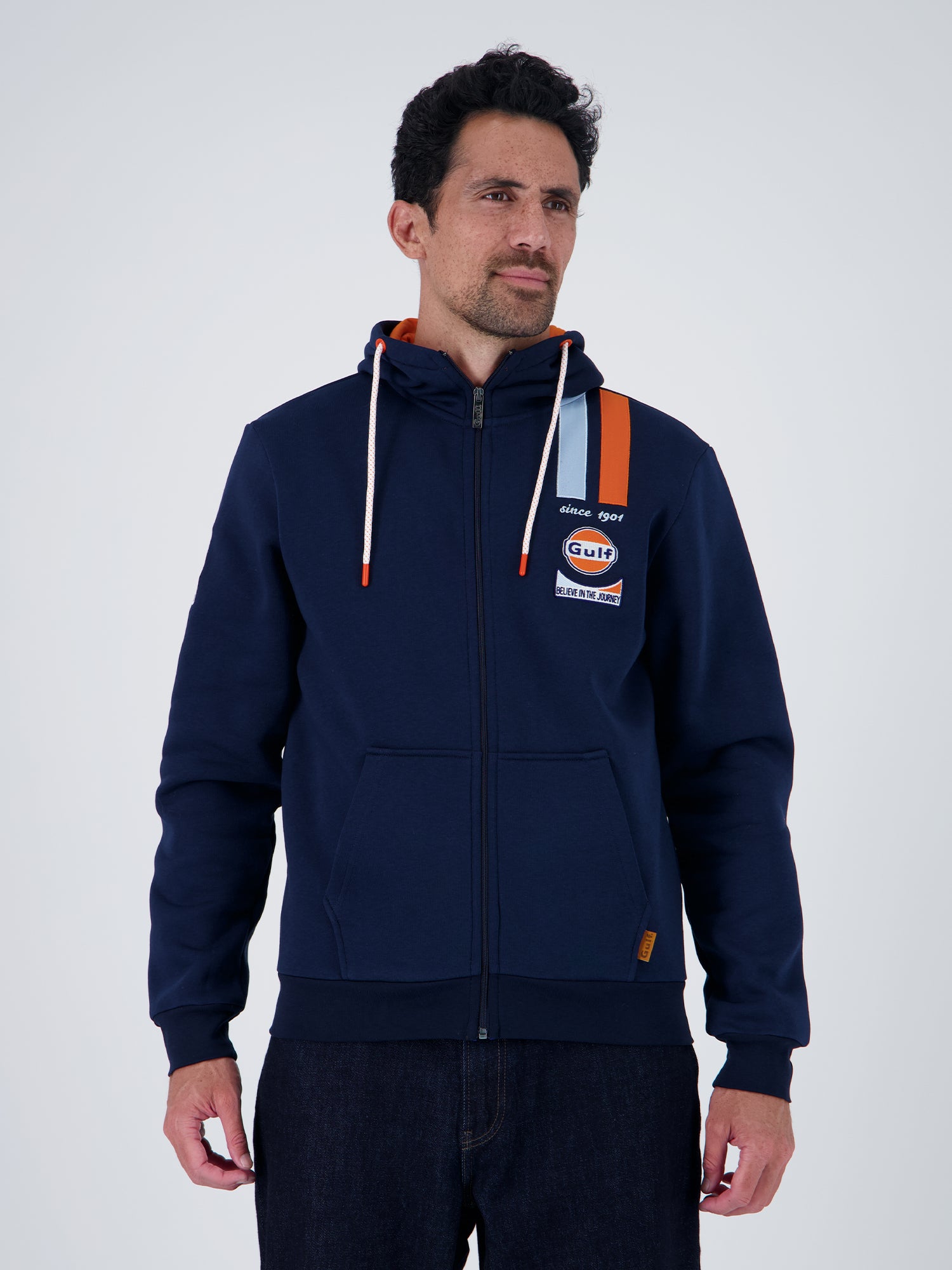 HOODIE ZIP LEGEND - navy