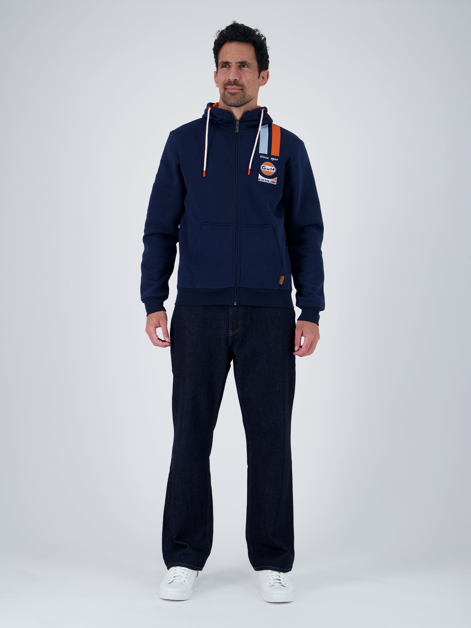 HOODIE ZIP LEGEND - navy