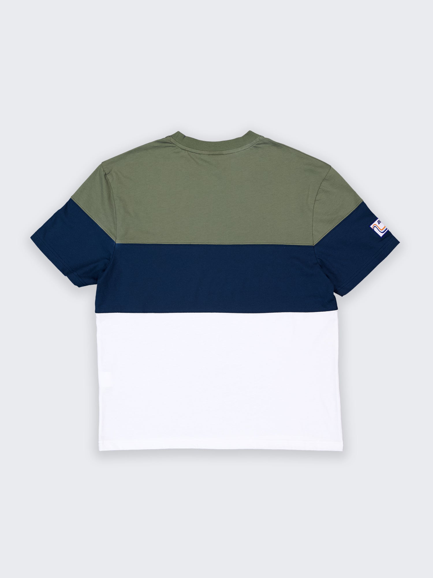 BOLD SPECIAL TEE - ecru navy olive