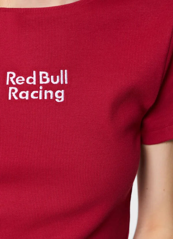 W T-SHIRT RIB - rouge