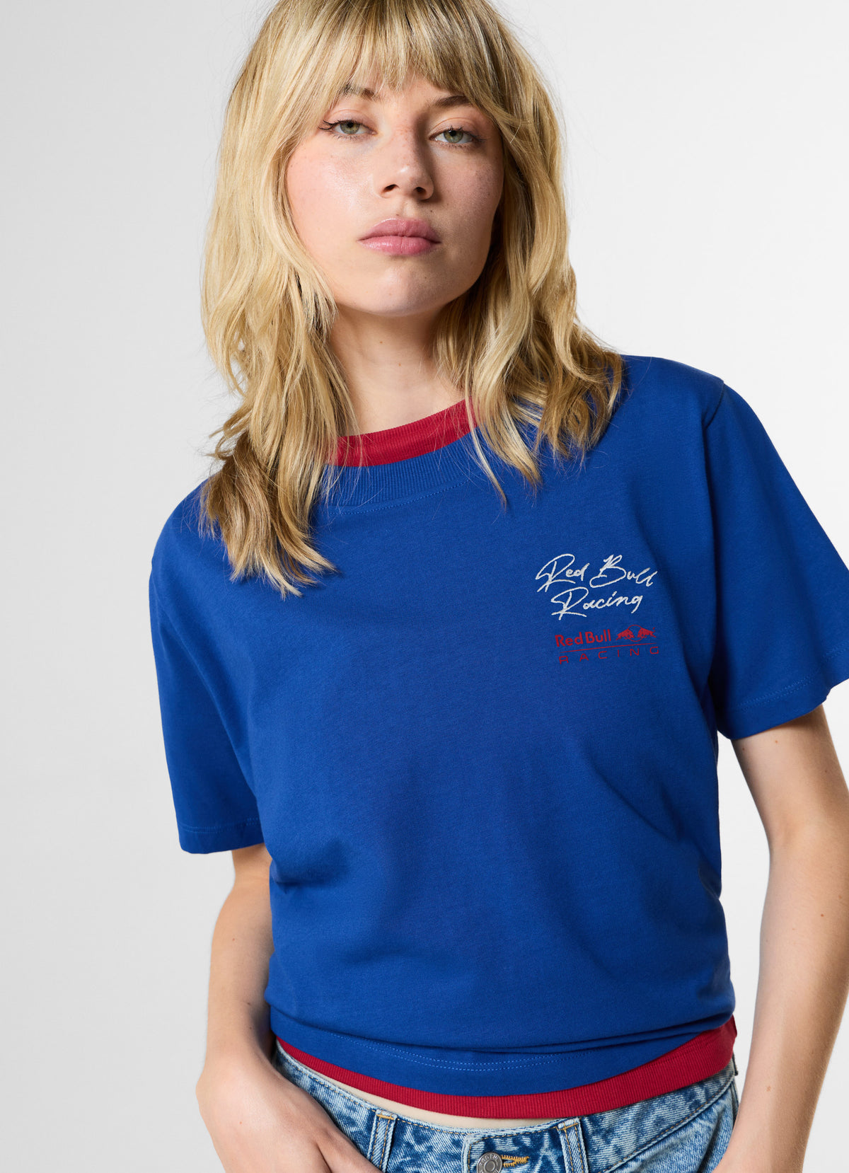 T-SHIRT DRIVING FEMME - ELECTRIC BLUE