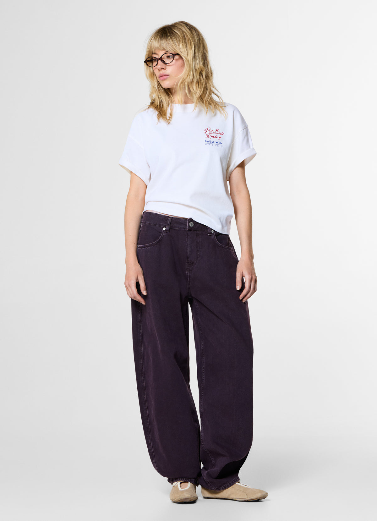 T-SHIRT DRIVING FEMME - WHITE