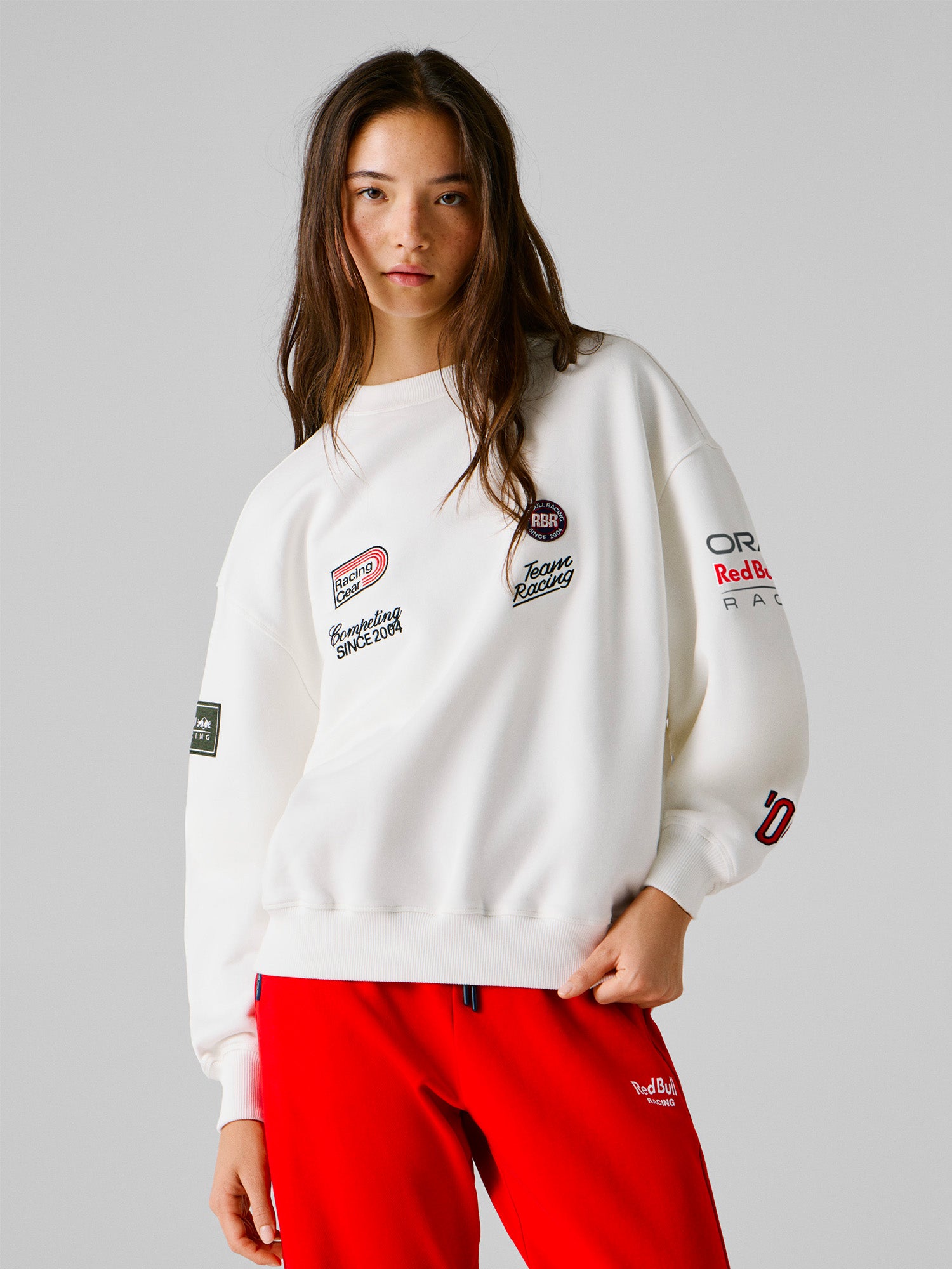 WOMAN SWEAT RDC EST 2004 - BLANC