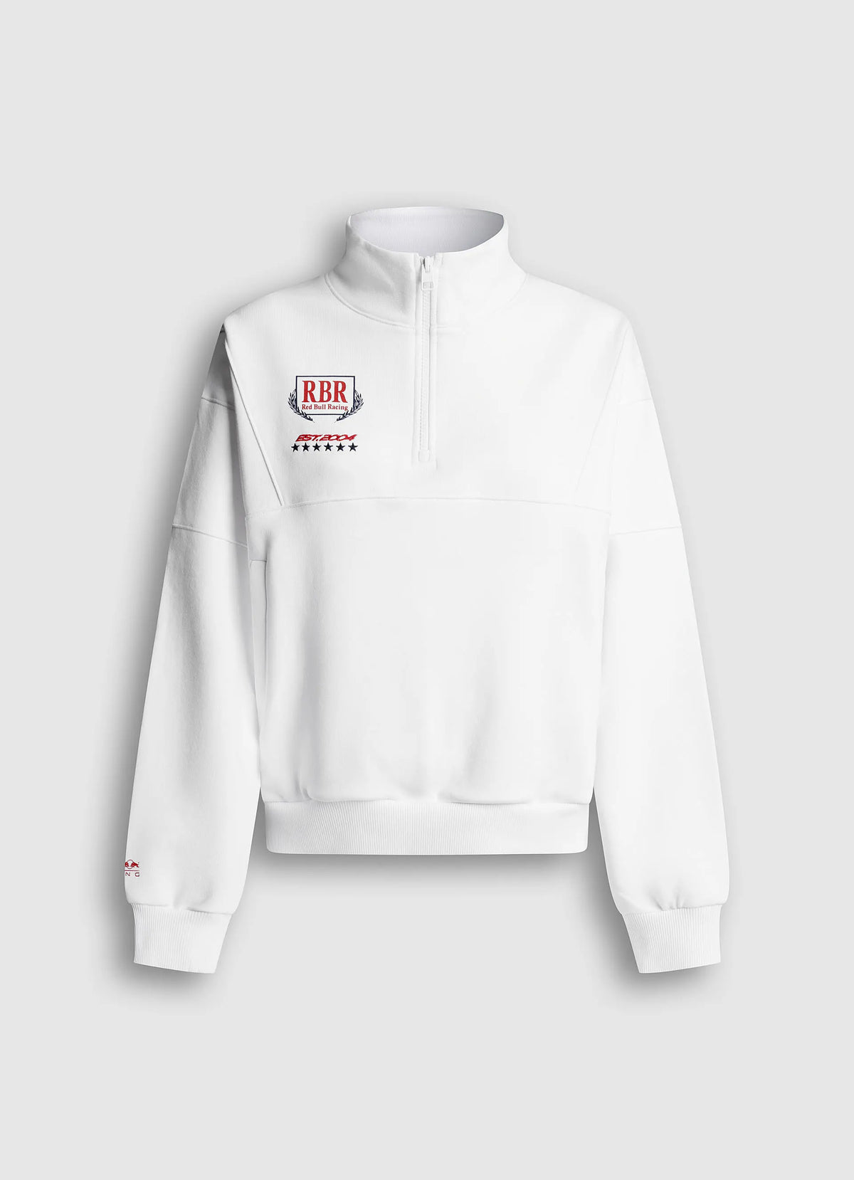 WOMAN SWEATSHIRT 1/4 de zip- blanc