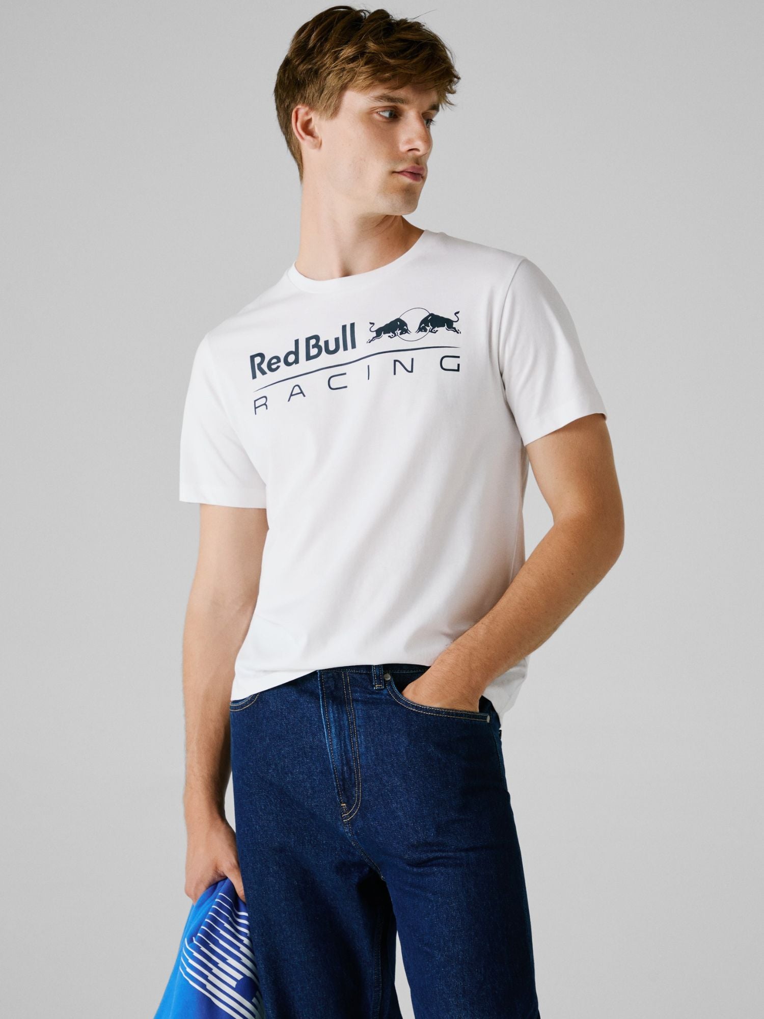 T-SHIRT TEAM LOGO - BLANC