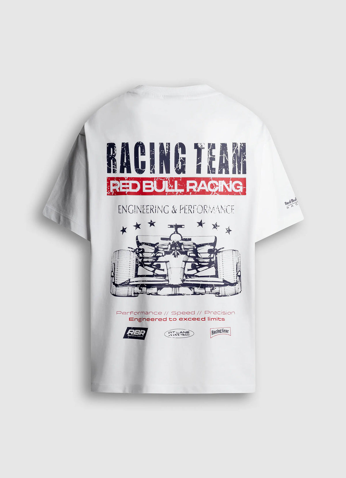 T-SHIRT RACING CAR - white