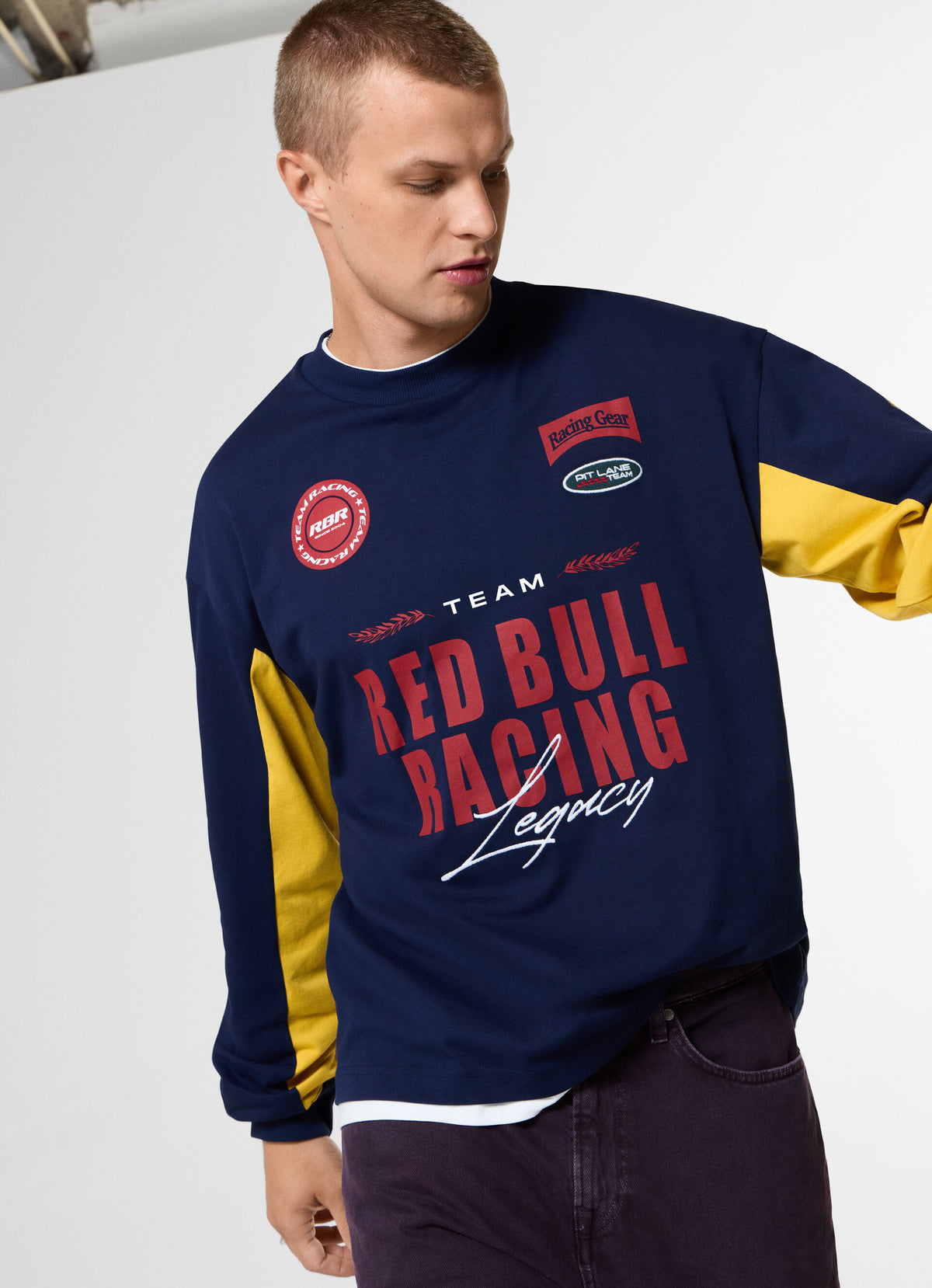 T-shirt Manches Longues TEAM - navy