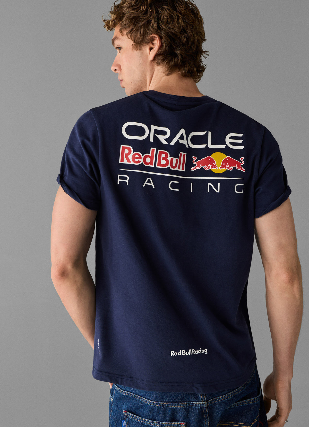 T-SHIRT RED BULL RACING RACE CLUB - NAVY