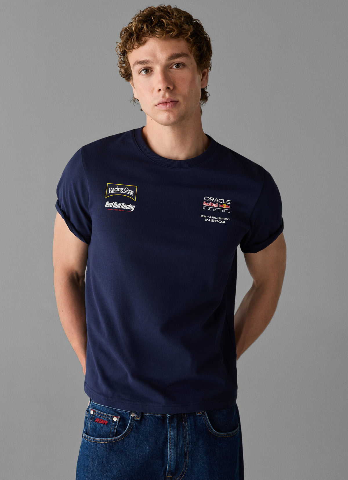 T-SHIRT RED BULL RACING RACE CLUB - NAVY