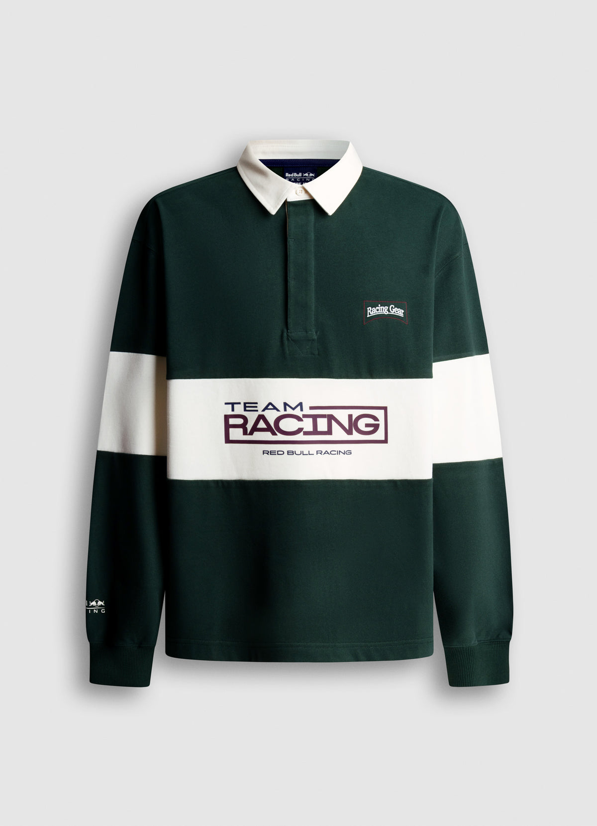 POLO LS SQUARE TEAM - DARK GREEN