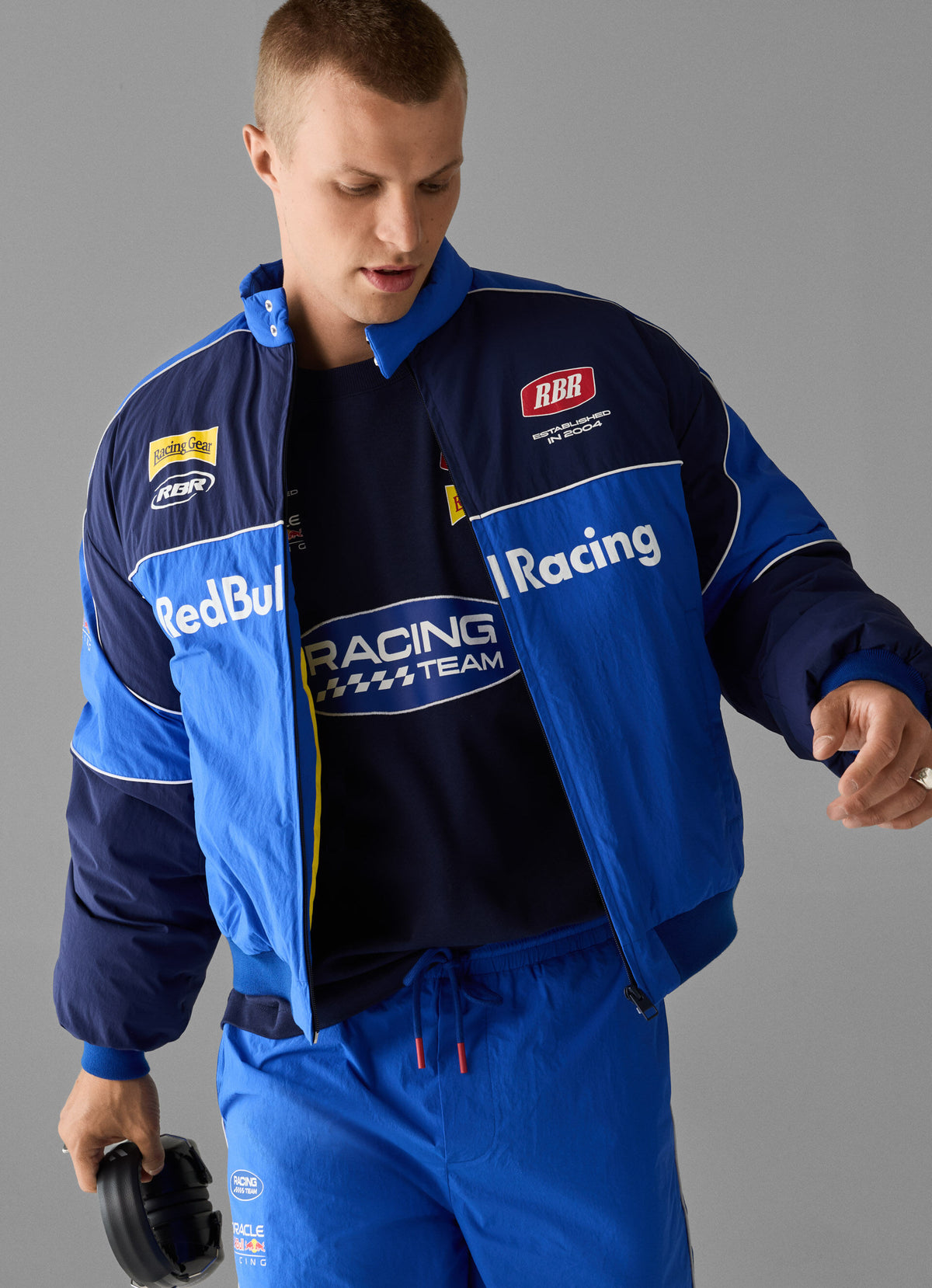 POLE NYLON JACKET - ELECTRIC BLUE