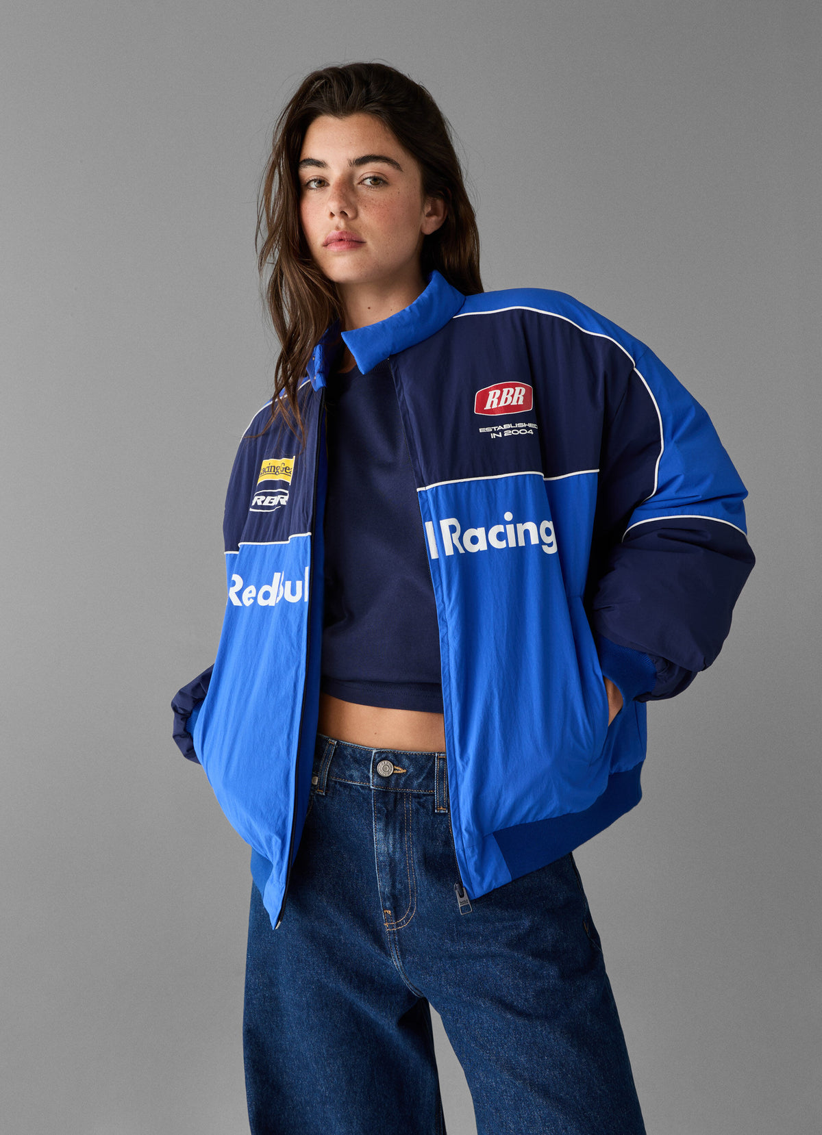 POLE NYLON JACKET - ELECTRIC BLUE