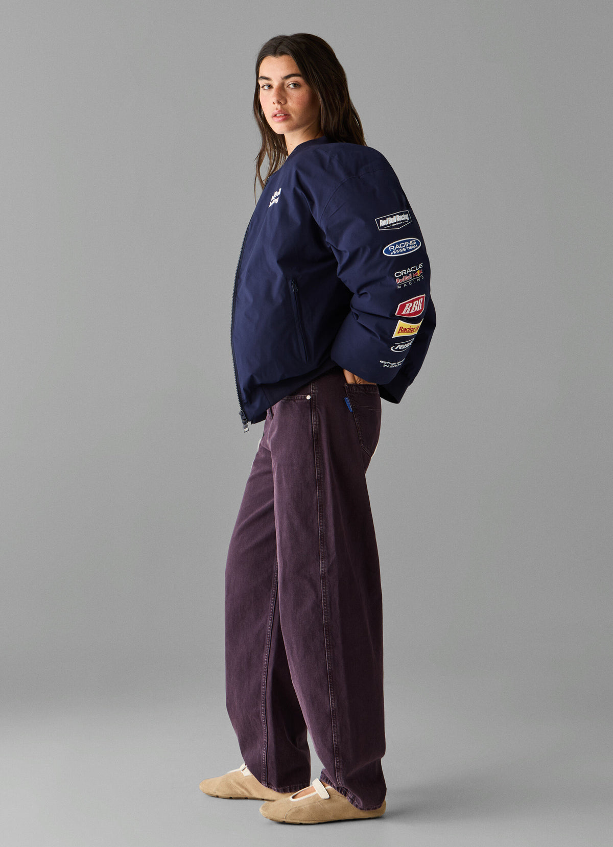 INSIGNA PUFFER BOMBER - NAVY