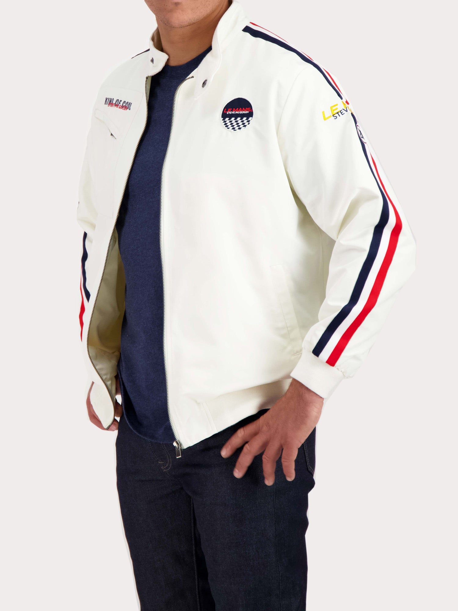 VESTE RACING 20 SMQ x LE MANS - HEATHER ECRU